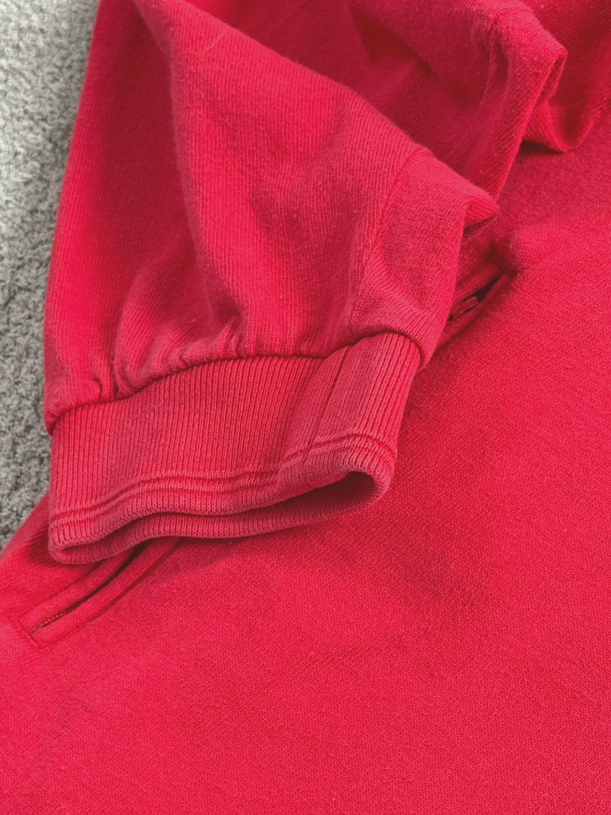 Jordan Brand Jordan x Nike RARE 1993 Vintage Quarter-Zip Hoodie XL Red Size US XL / EU 56 / 4 - 5 Thumbnail