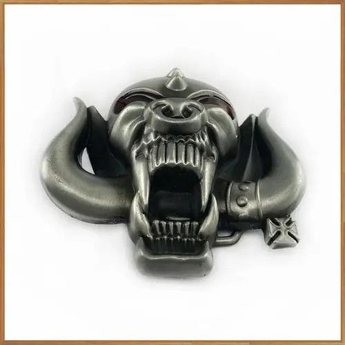 Other Black Exaggerated Skull Head Buckle ( no belt ) Size ONE SIZE - 4 Thumbnail