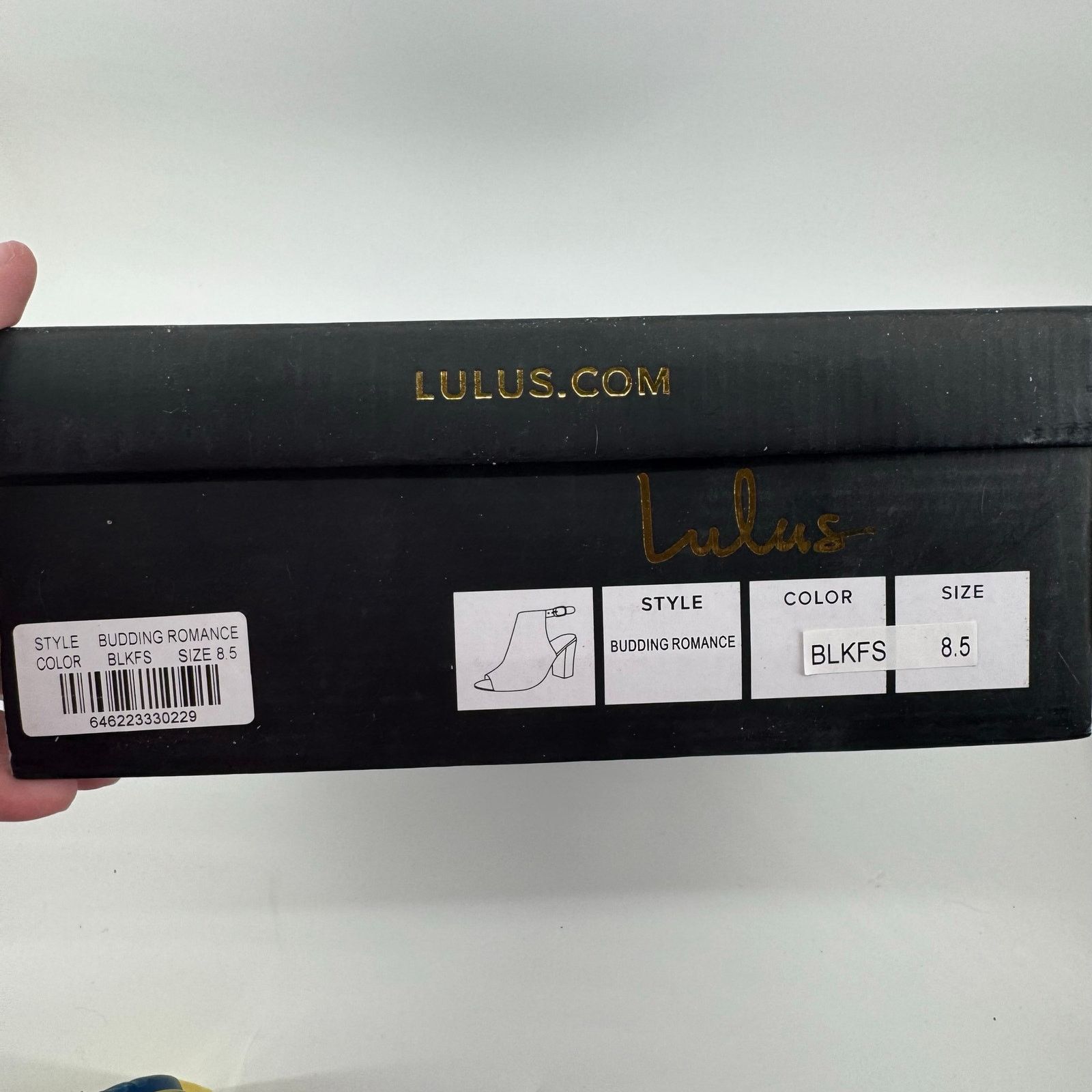 Lulus Lulus Budding Romance Black Peep Toe Slingback Heels 8.5 Size US 8.5 / IT 38.5 - 9 Thumbnail