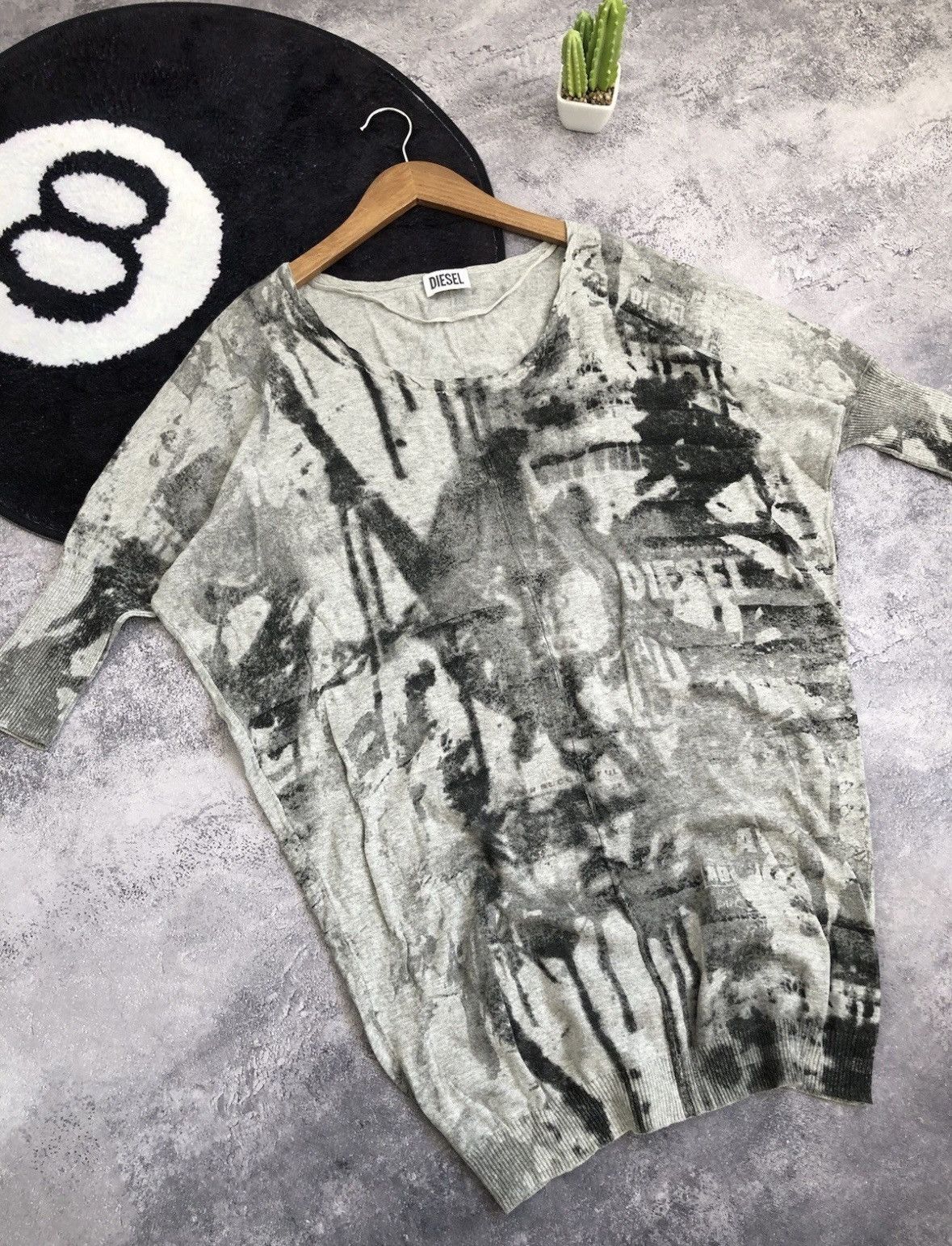 Diesel DIESEL Hype Big Logo Avantgarde Punk Goth Streetwear Dress Size M / US 6-8 / IT 42-44 - 3 Thumbnail