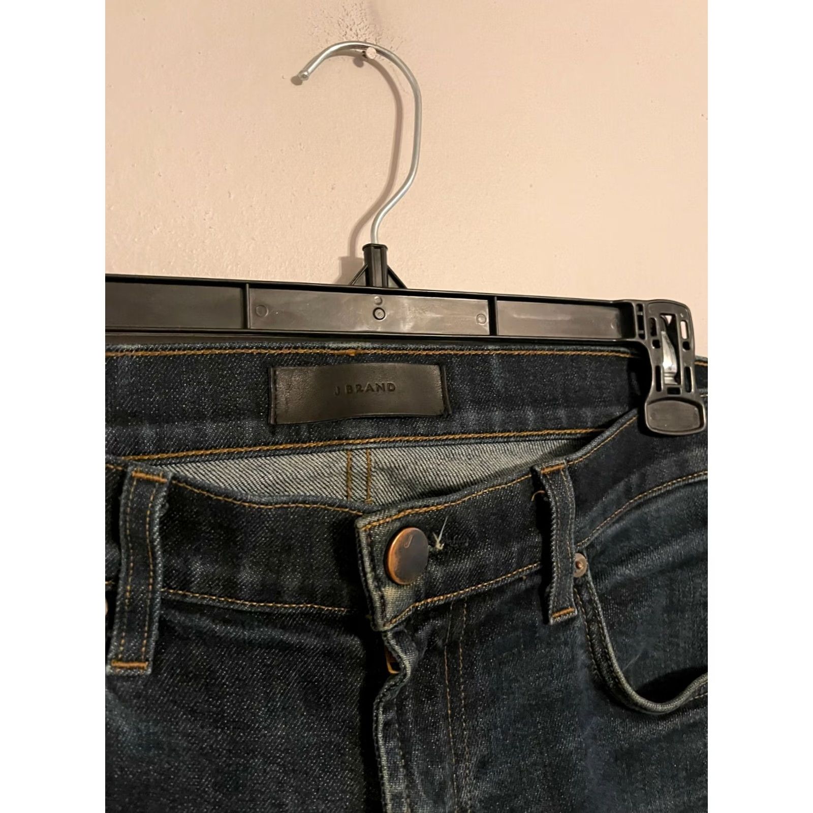 J Brand J Brand Jeans Mens 30 Slim Straight Dark Denim Blue USA Size US 33 - 2 Thumbnail