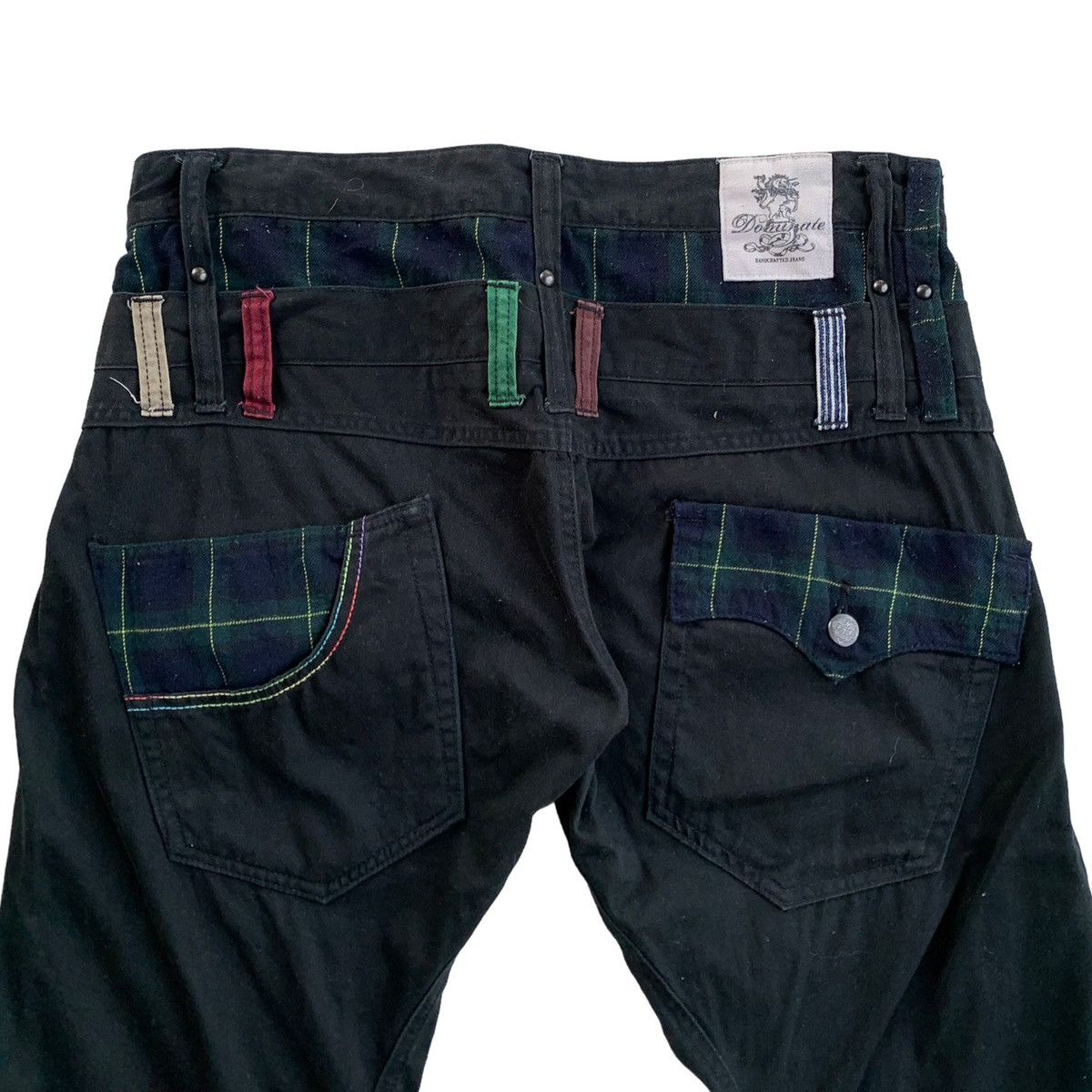 Japanese Brand 2000s Japanese Brand Dominate Multi Zipper Double Waist Pant Size US 32 / EU 48 - 2 Thumbnail