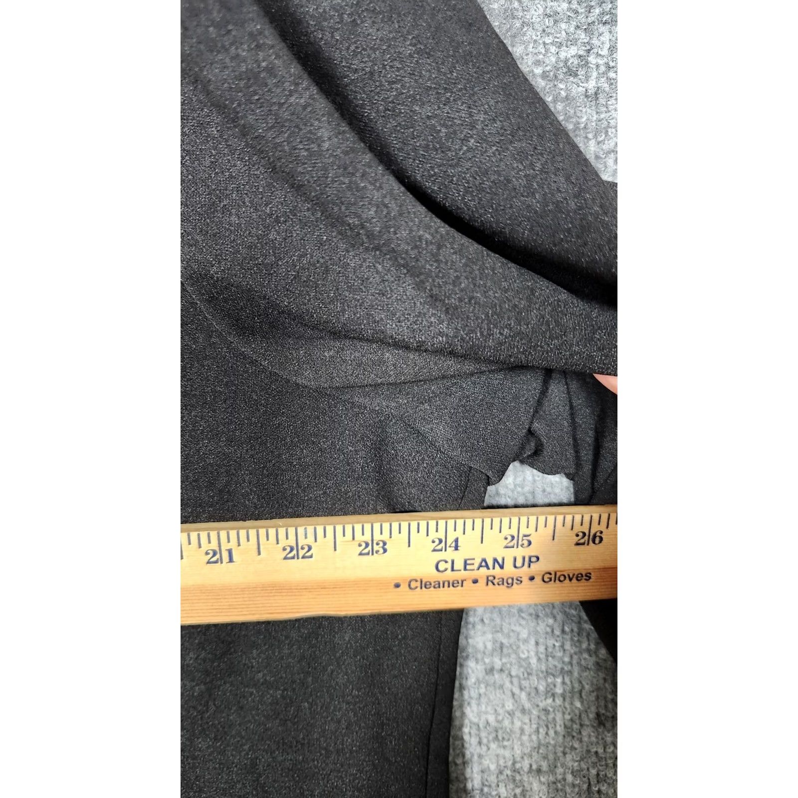 Vintage Andree By Unit Womens 1X Black Leopard Lined Jacket Blazer Single Button 3/4 Sleeve Size XL / US 12-14 / IT 48-50 - 7 Thumbnail