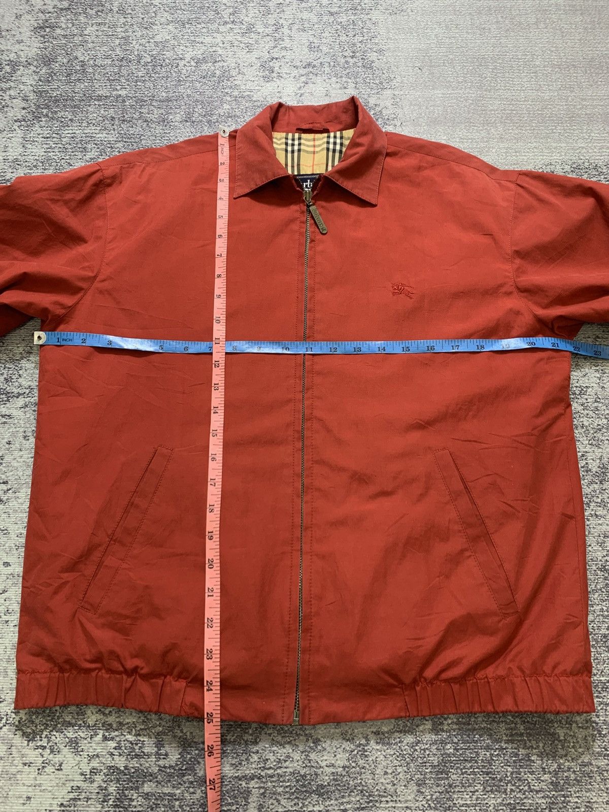Burberry Prorsum Vintage Burberry Bomber Jacket Nova Check Red Size US M / EU 48-50 / 2 - 7 Thumbnail