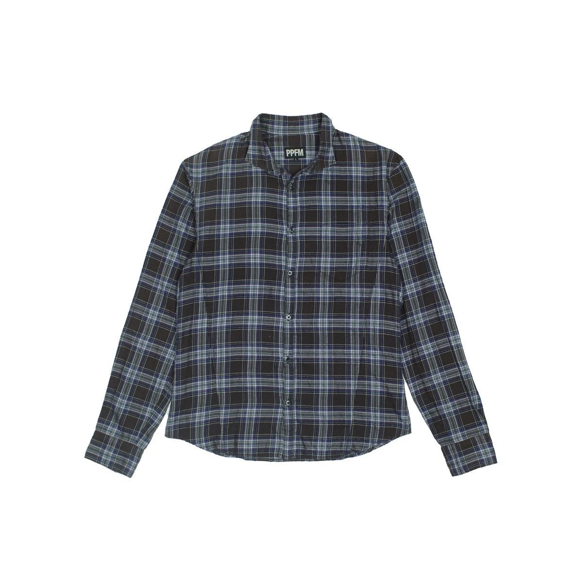 PPFM *NoTariff PPFM Skinny Fit Plaid Shirt Size US S / EU 44-46 / 1 - 1 Thumbnail