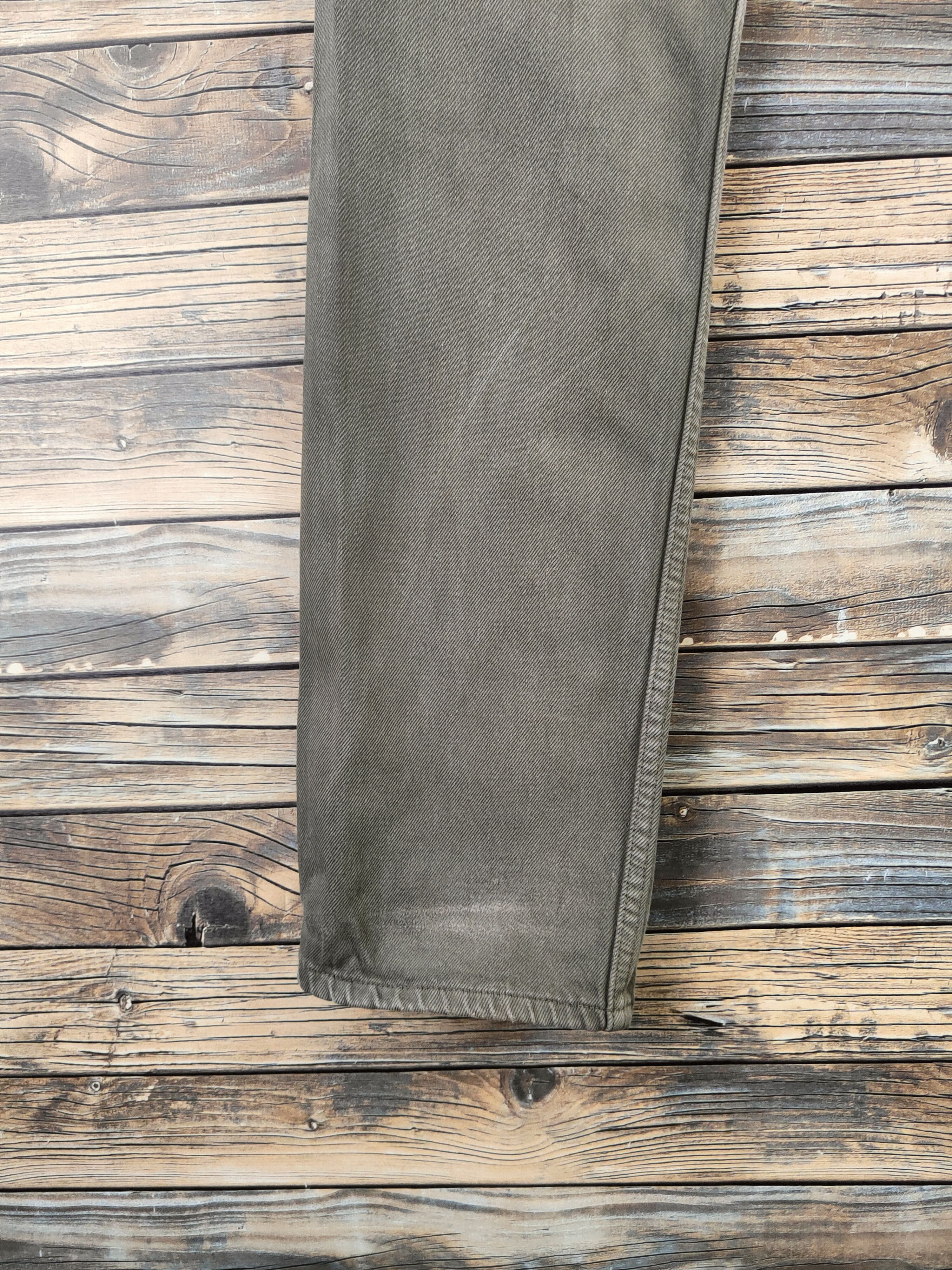 Levi's 501 Levi's Olive vintage Denim Jeans #S2836 Size US 27 - 9 Thumbnail