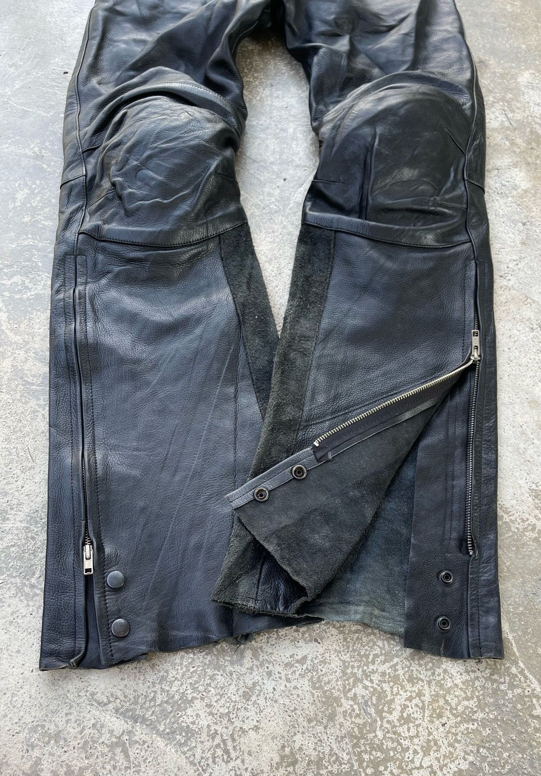 14th Addiction 🔥Vtg Henly Begins by Daytona Genuine Leather Bootcut Pants Size US 31 - 7 Thumbnail