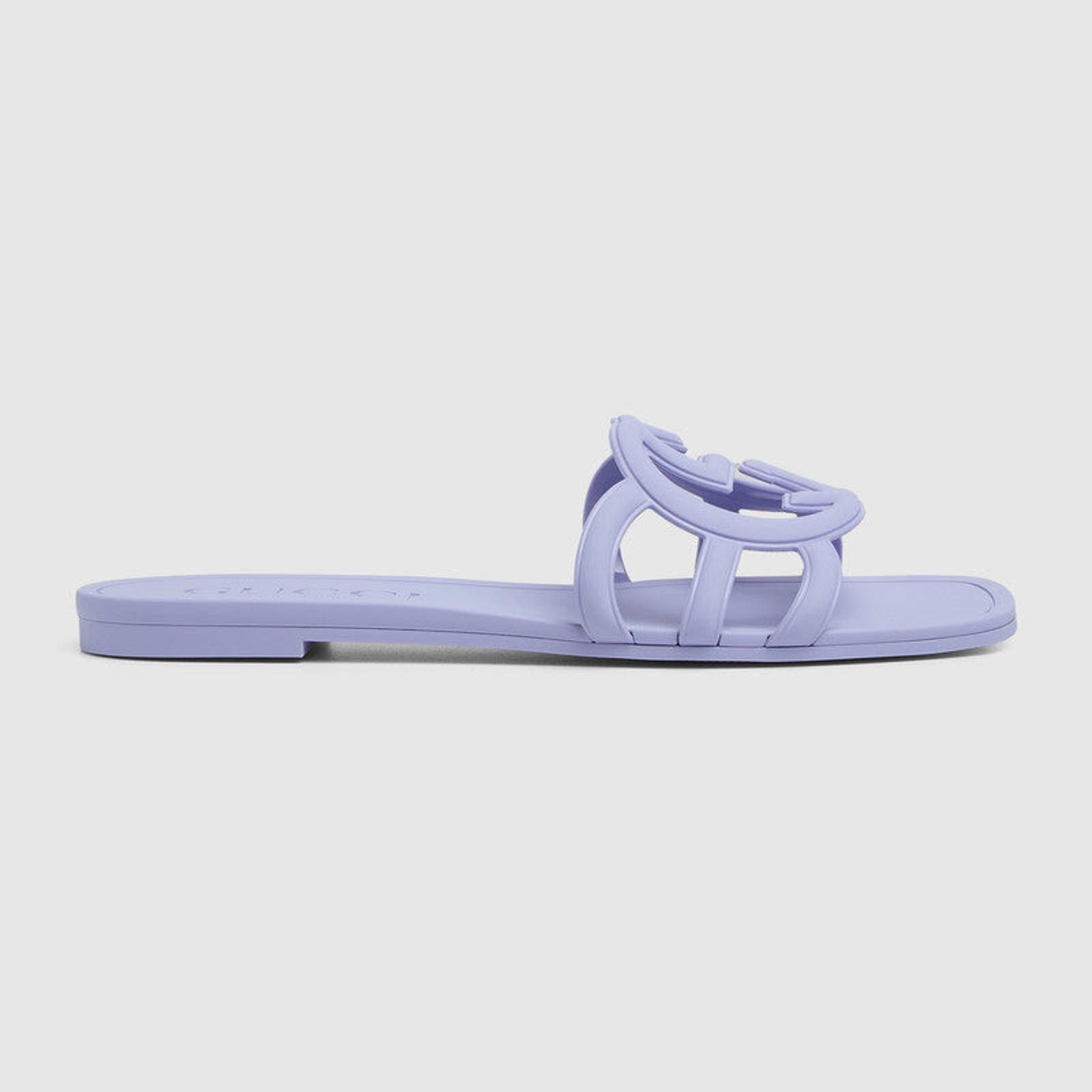 Gucci Gucci Interlocking G Rubber Slides Size US 4 / IT 34 - 1 Thumbnail
