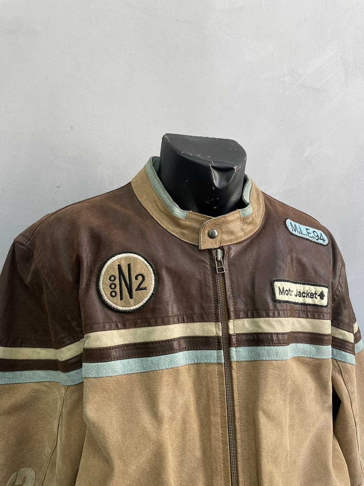 Marlboro Racing moto Marlboro style leather y2k jacket Size US XL / EU 56 / 4 - 2 Thumbnail