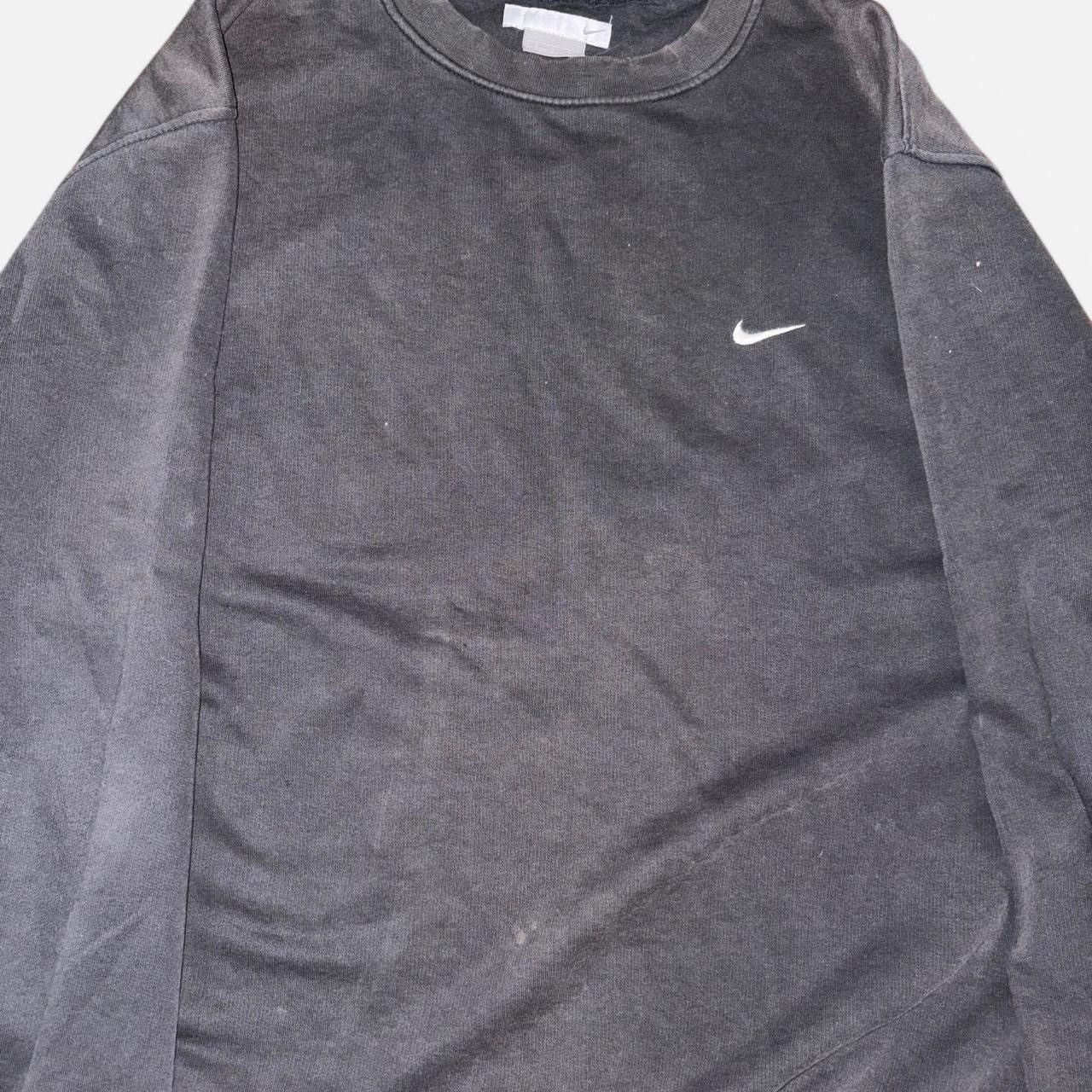Nike × Vintage Vintage Nike Small Swoosh Sweatshirt - Size L Size US L / EU 52-54 / 3 - 2 Thumbnail