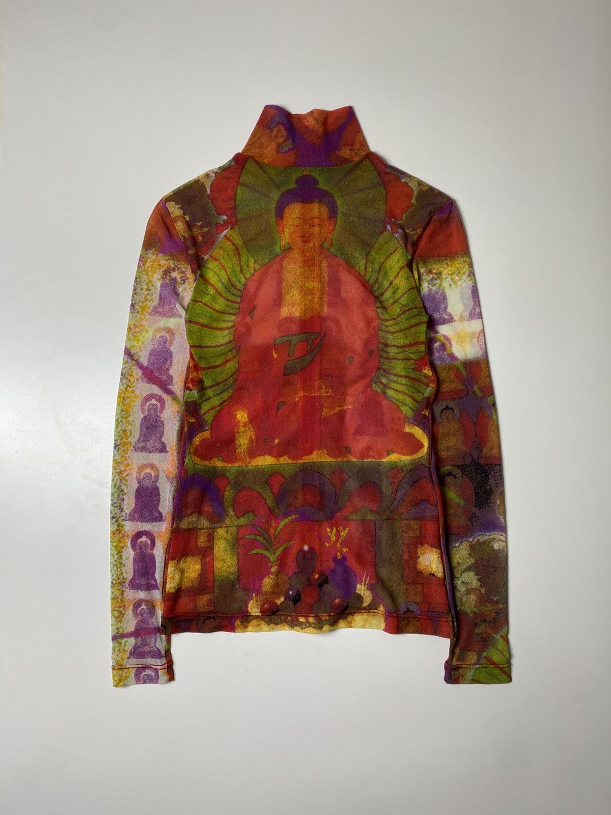 Vivienne Tam Vivienne tam - S/S 1997 buddha kuan yin shimmery mesh 