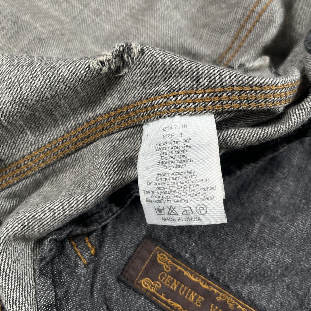 GOA If Six Was Nine - G.O.A DENIM DISTRESSED TYPE 3 JACKET Size US XXS / EU 40 - 9 Thumbnail