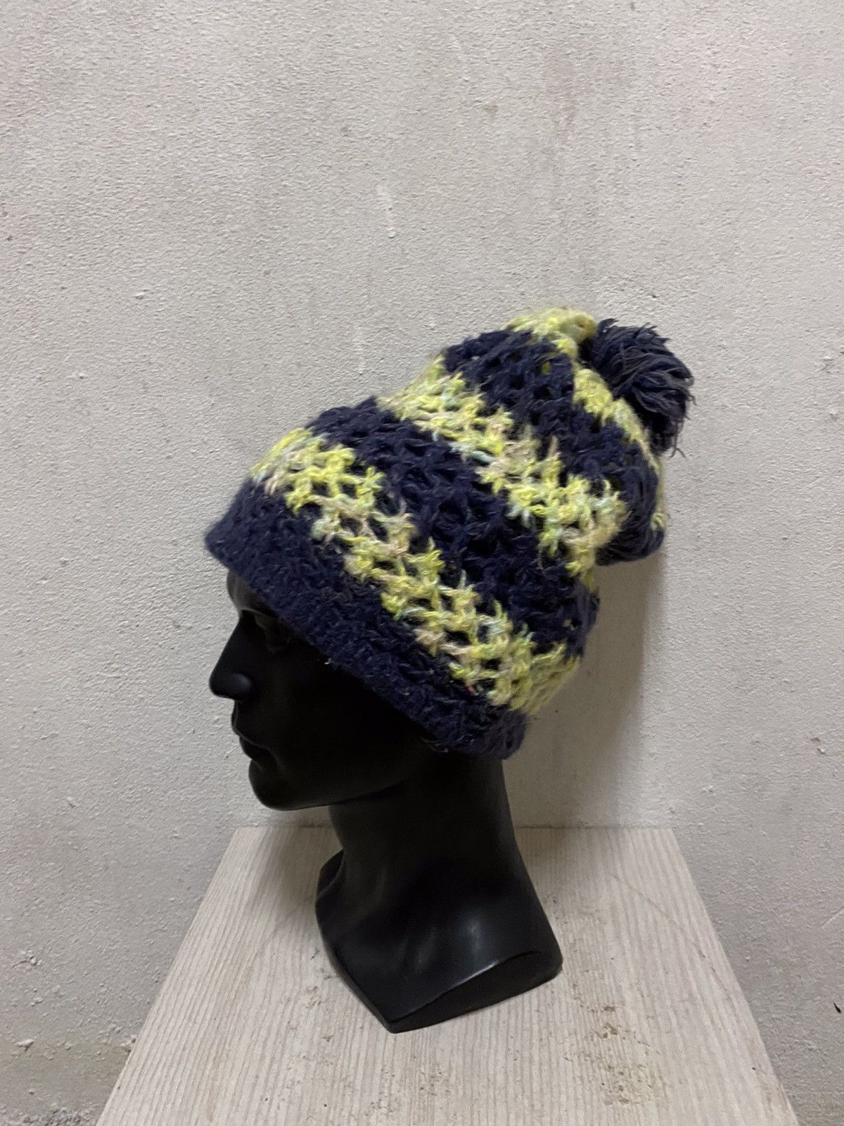 Japanese Brand × Vintage Japanese Brand Knit Beanie Hat Size ONE SIZE - 3 Thumbnail