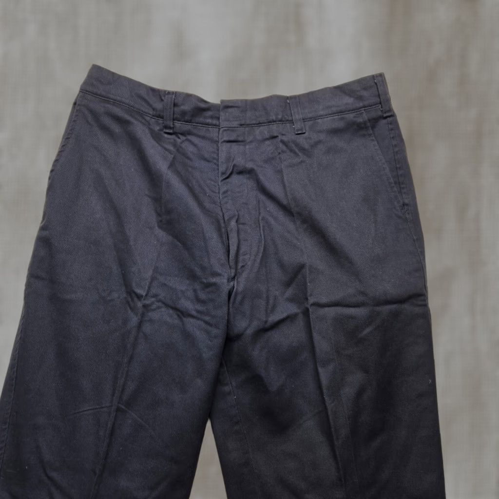 Vintage TOPPS Pants Navy Blue Work Pants Adult 38 x 30 Regular Men Blue 38 Chino Straight Mens Size US 38 / EU 54 - 1 Thumbnail