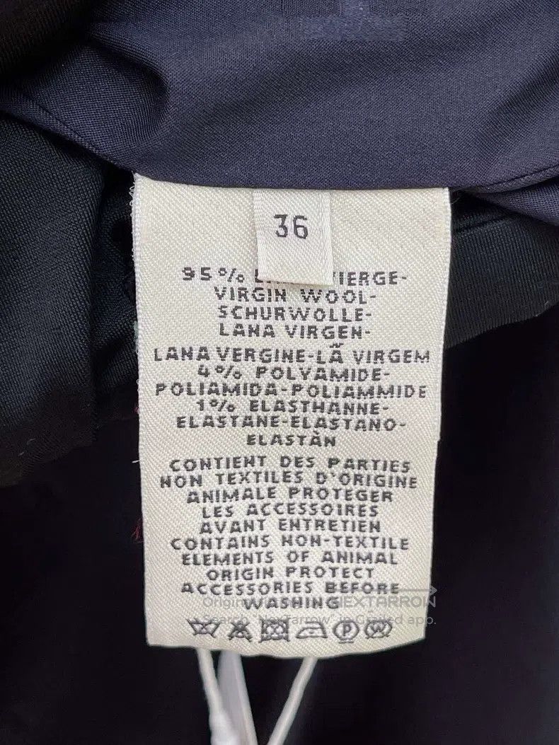 Hermes Hermes Black wool coat Size XS / US 0-2 / IT 36-38 - 4 Thumbnail