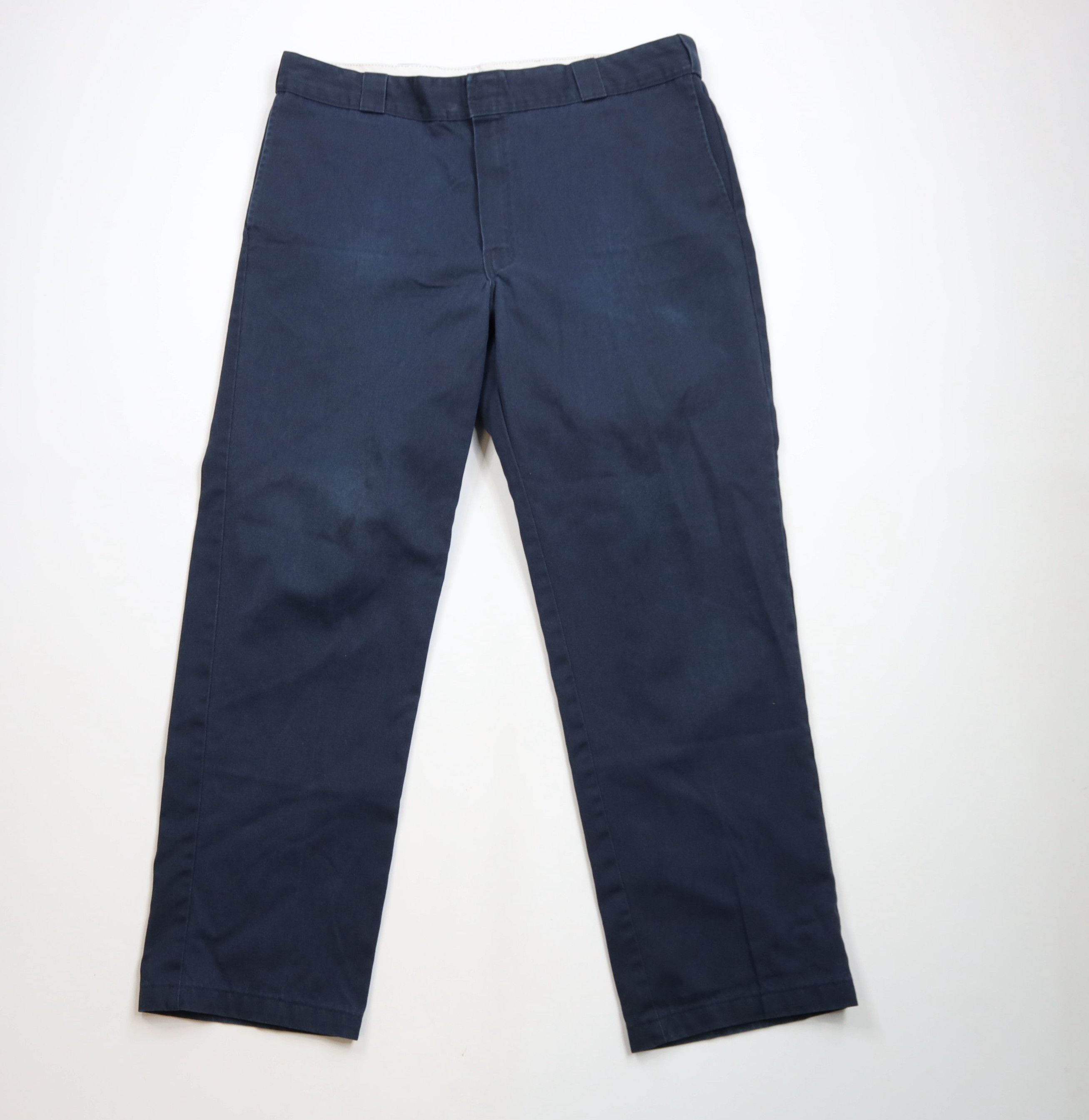 Dickies × Vintage Vintage Y2K Dickies Original Wide Leg Workwear Pants Blue Size US 38 / EU 54 - 1 Thumbnail