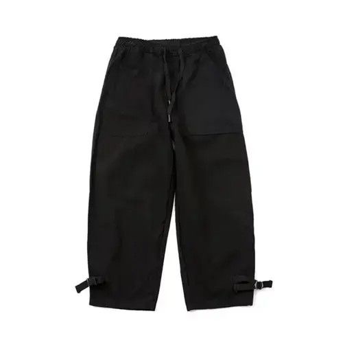 Japanese Brand 21SS Indigo Union Japan Black Worker Casual Jogger Pants Size US 31 - 3 Thumbnail