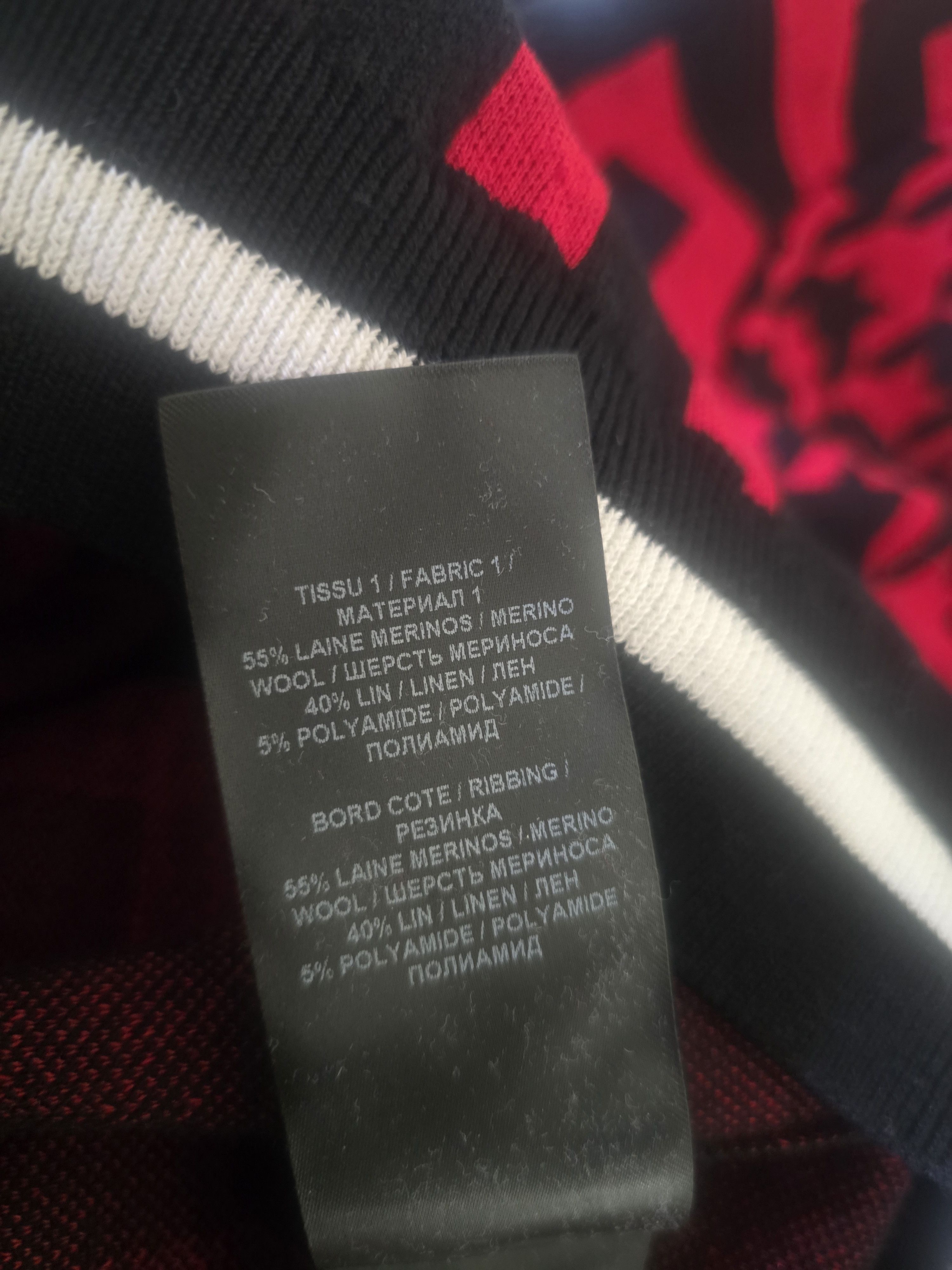 Balmain Balmain Mega Monogram Houndstooth Knit Polo Size XXL Size US XXL / EU 58 / 5 - 10 Thumbnail