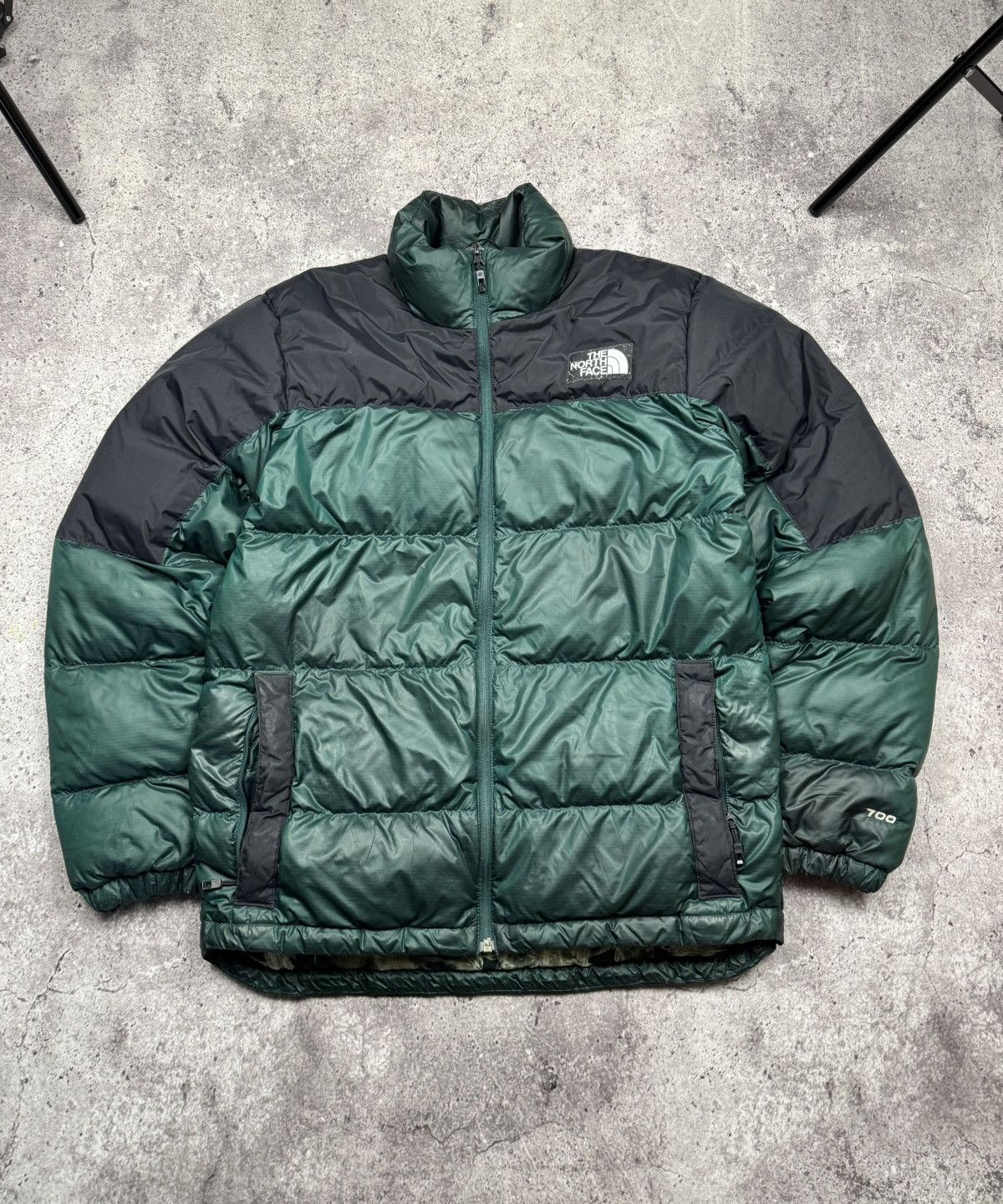 The North Face VINTAGE THE NORTH FACE 700 PUFFER JACKET Y2K GREEN/BLACK Size US S / EU 44-46 / 1 - 1 Thumbnail
