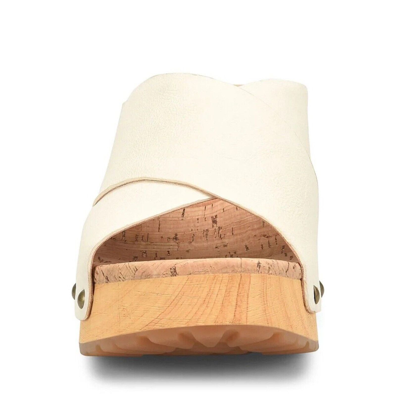 Kork-Ease Kork-Ease Tatum Slide Sandal Leather Cream Block Heel Sz 10 Size US 10 / IT 40 - 3 Thumbnail
