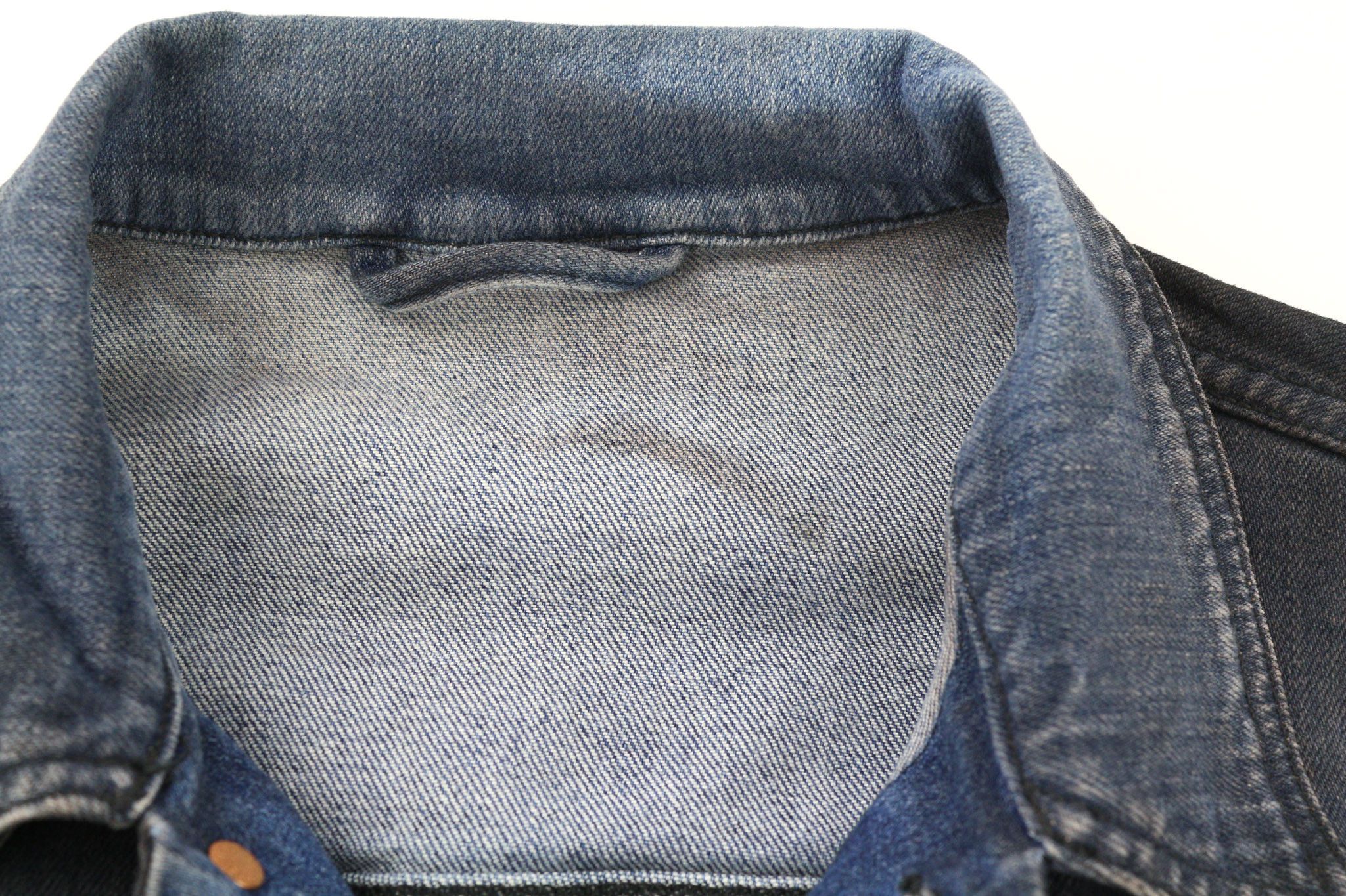 Nudie Jeans PERRY S Denim Black On Blue Buttoned Jacket 80747 Size US S / EU 44-46 / 1 - 11 Thumbnail