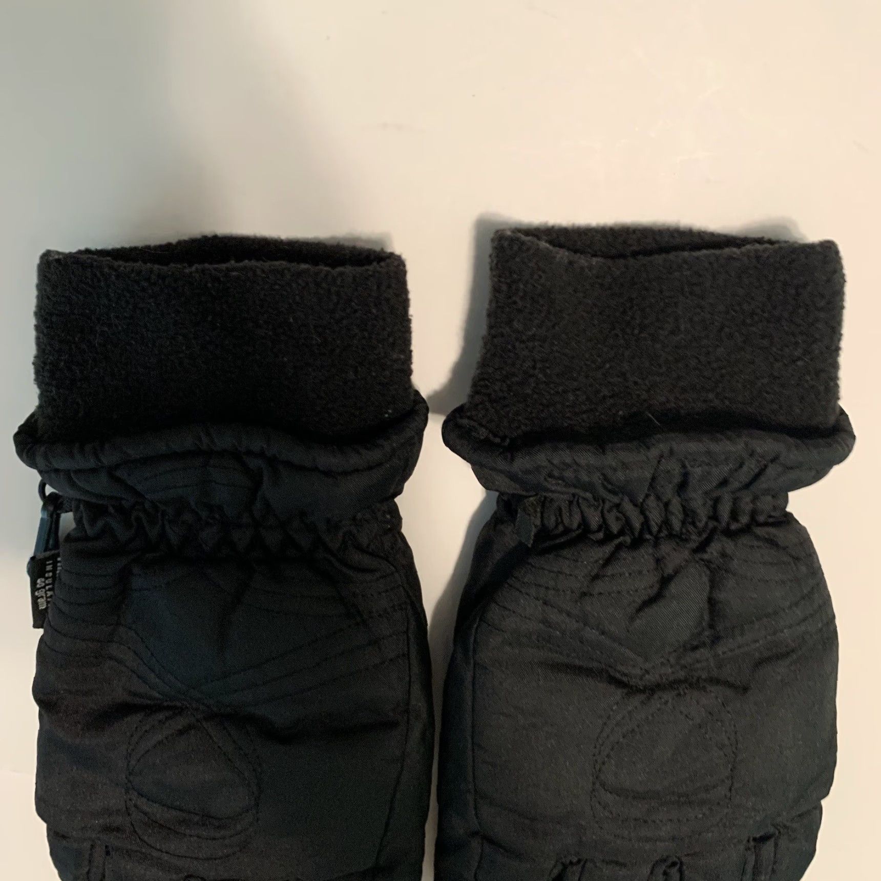 Vintage Thinsulate Insulation 40 Gram Men Winter Gloves Medium Black Size ONE SIZE - 4 Thumbnail