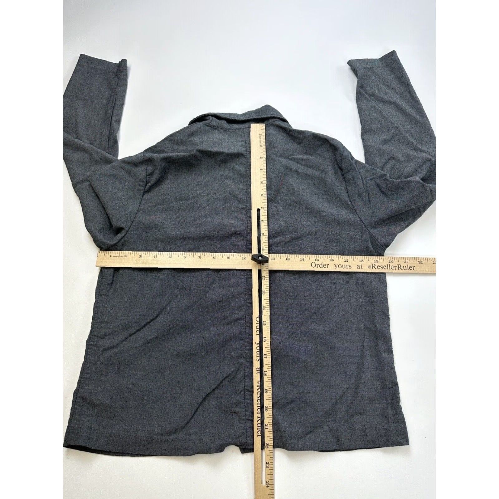 Vintage VINTAGE Clio Jacket Women’s M Gray Full Zip 90s Classic Made In USA Size M / US 6-8 / IT 42-44 - 4 Thumbnail