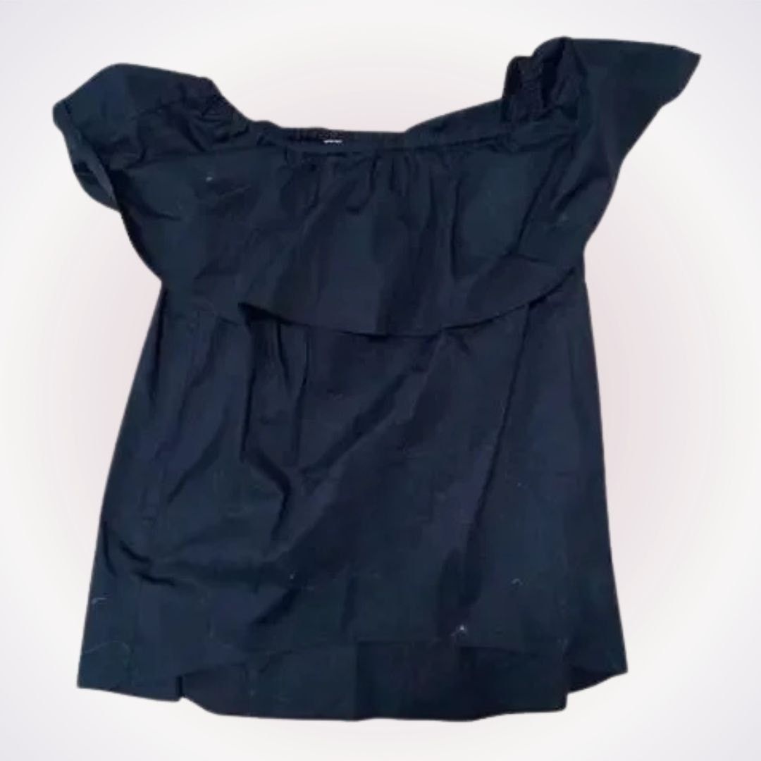 Michael Kors MICHAEL KORS Off Shoulder Black Sleeveless Top | Sz S Size S / US 4 / IT 40 - 1 Thumbnail