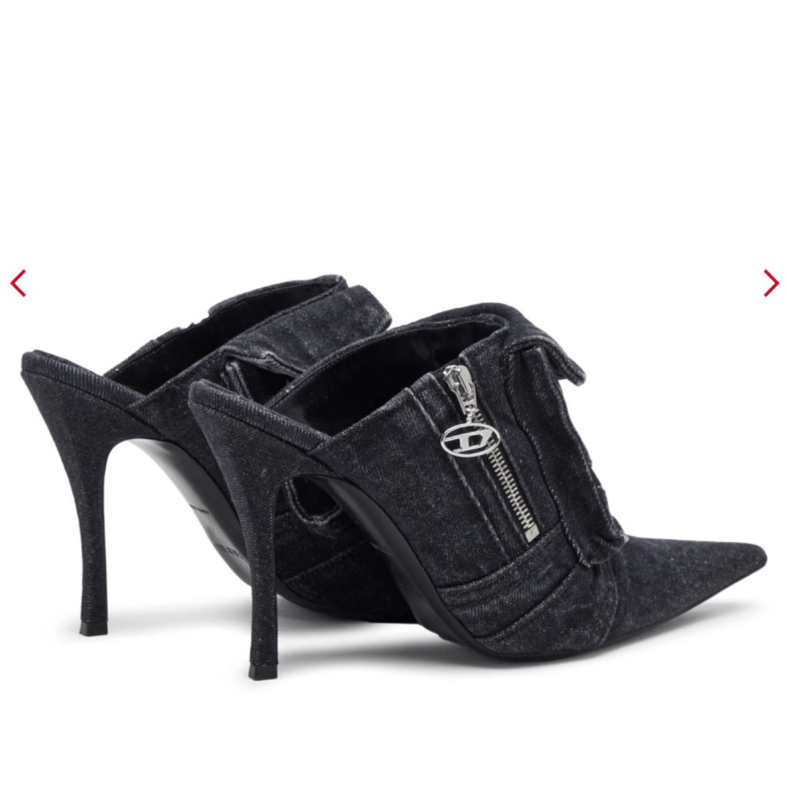Diesel NWOT Diesel D-Venus Pocket Ml Denim Mule Size US 7.5 / IT 37.5 - 2 Thumbnail