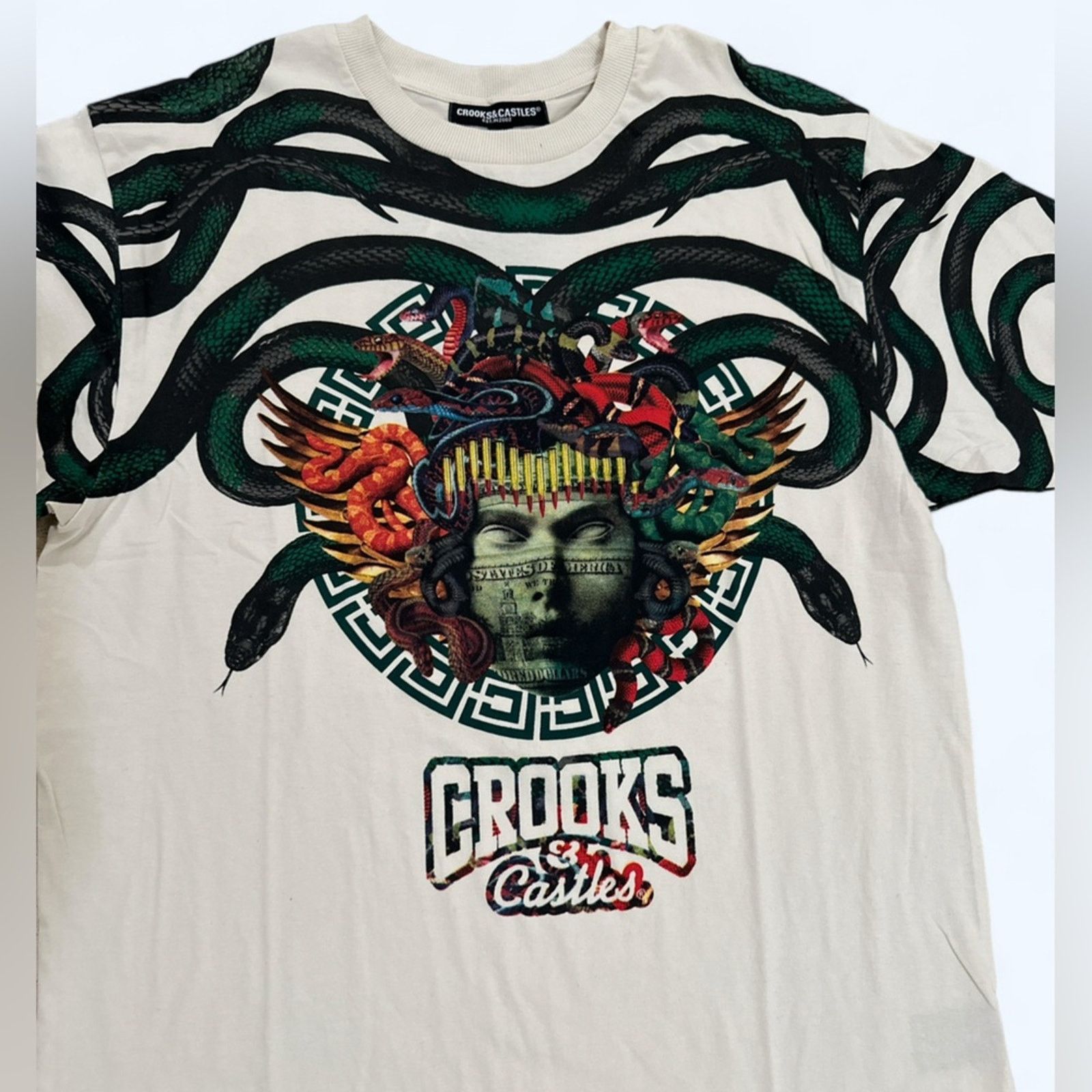 Crooks & Castles NWT Crooks & Castles Money Snake Tee Size US L / EU 52-54 / 3 - 2 Thumbnail