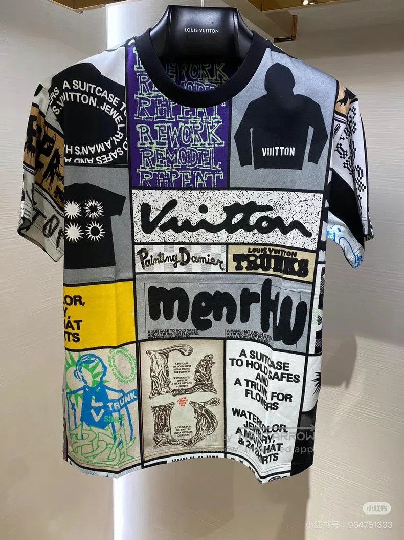Louis Vuitton Louis Vuitton Explosive illustration half-sleeve T-shirt Size US M / EU 48-50 / 2 - 8 Thumbnail