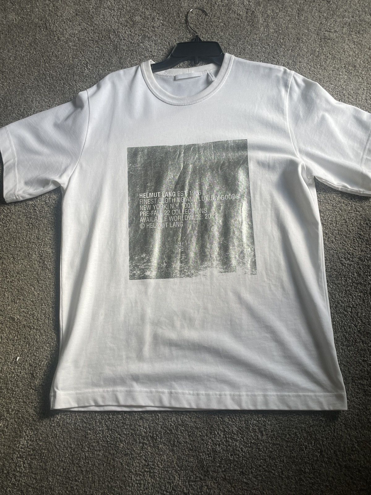 Helmut Lang Helmut Land White T-Shirt Size US M / EU 48-50 / 2 - 1 Thumbnail