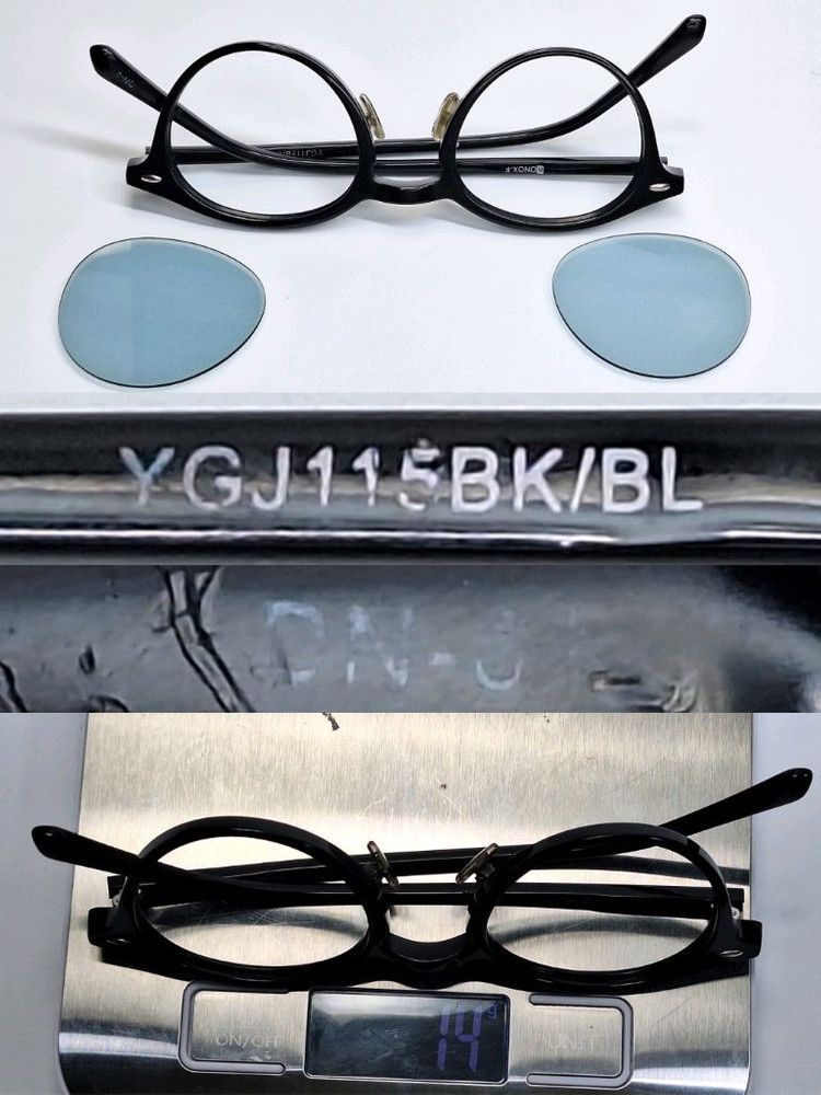 Other DULTON BONOX-F YGJ115BK Black Round Boston Frame Eyeglasses Size ONE SIZE - 9 Thumbnail