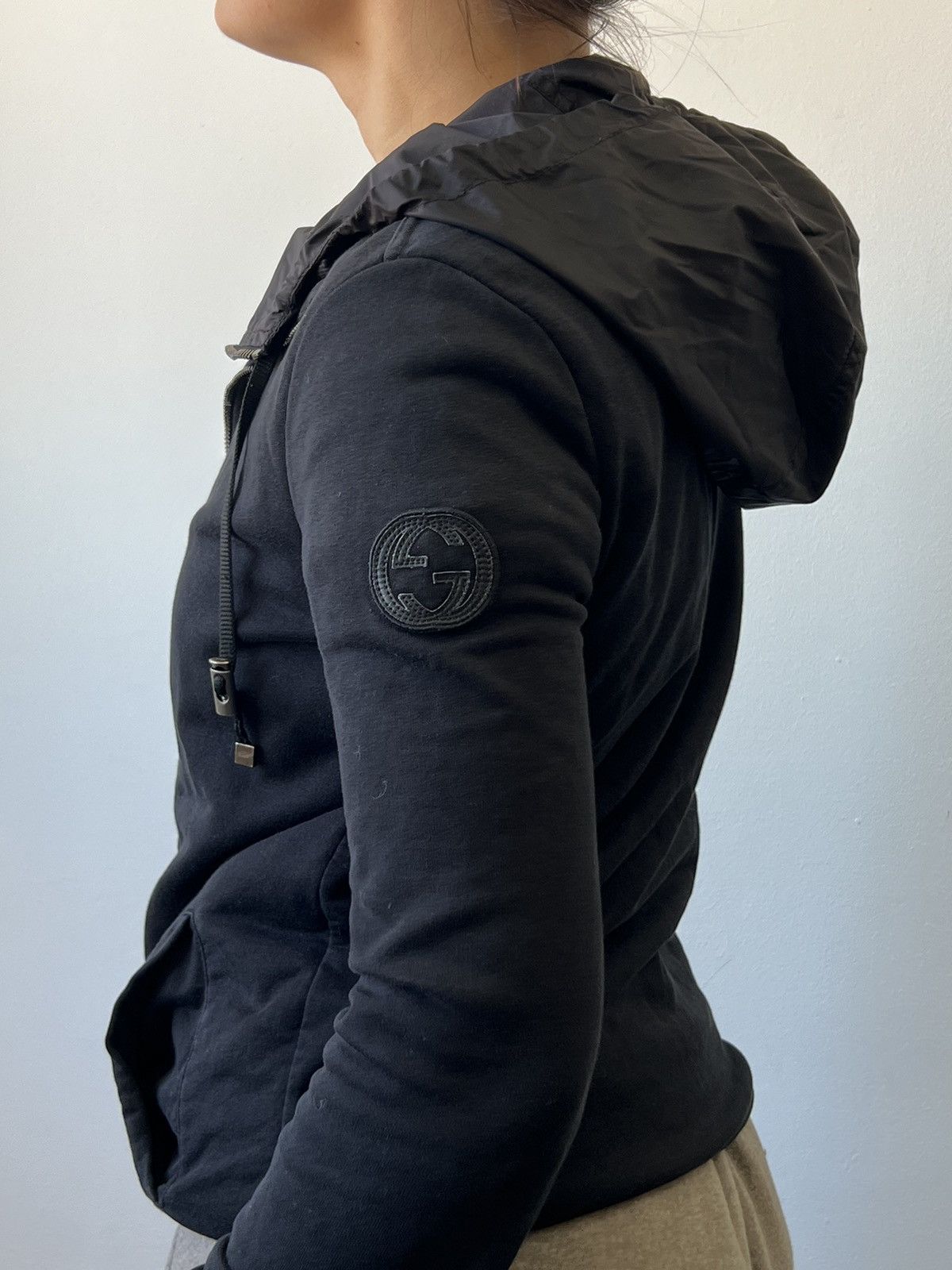 Tom Ford Vintage Gucci Tom Ford two layered zip hoodie logo jacket Size S / US 4 / IT 40 - 2 Thumbnail
