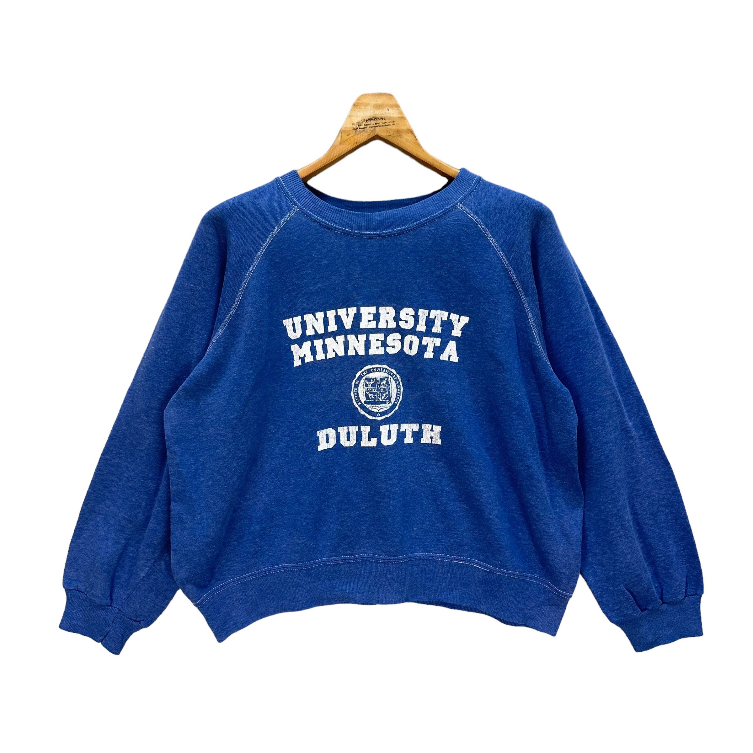 University Minnesota スウェット Men's Colosseum Black Minnesota Golden Gophers Arch & Logo Crew