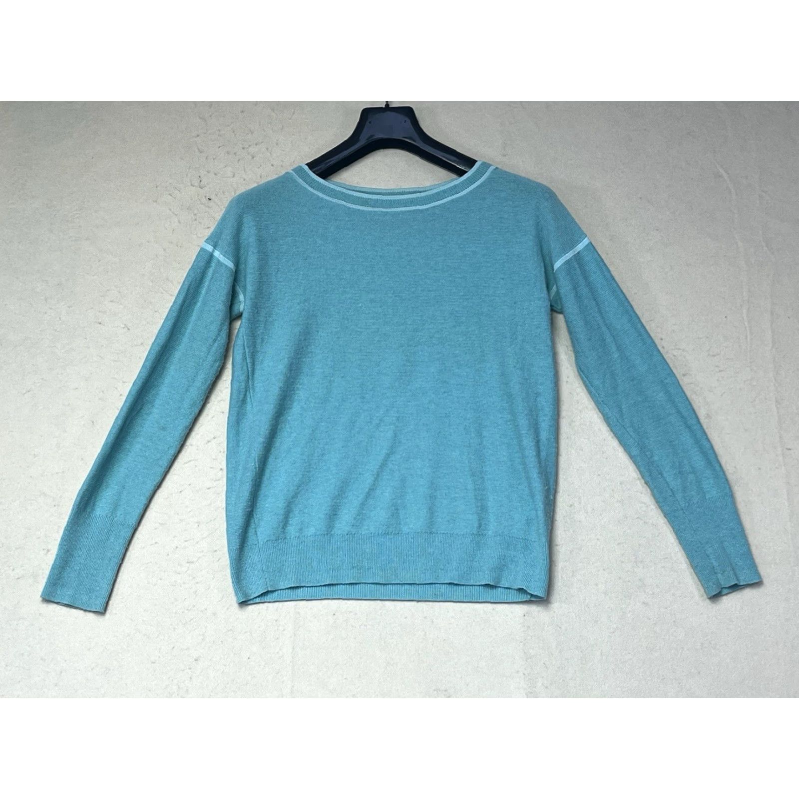 Banana Republic Banana Republic Filpucci Aire Crew Sweater Italian Yarn Small Long Sleeve Green Women Size S / US 4 / IT 40 - 2 Thumbnail