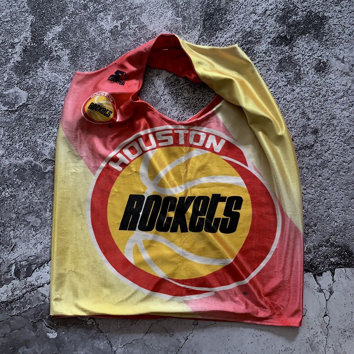 Starter Vintage Starter NBA Houston Rockets Reversible Jersey Size US L / EU 52-54 / 3 - 3 Thumbnail