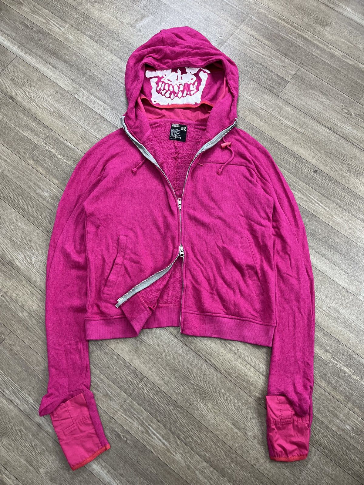 PPFM PPFM Skull Face Mask Ninja Magenta Lgb Style Zip Hoodie🥷 Size US M / EU 48-50 / 2 - 2 Thumbnail