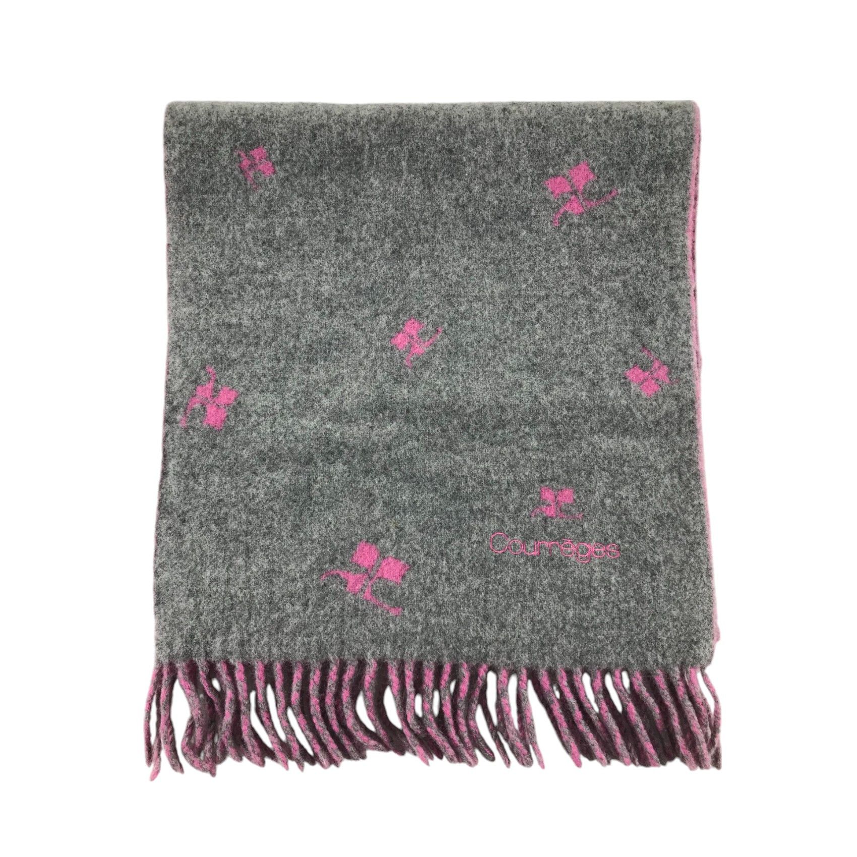 Courreges × Vintage Courreges Scarf / Muffler / Neckwear - WW3040 Size ONE SIZE - 2 Thumbnail