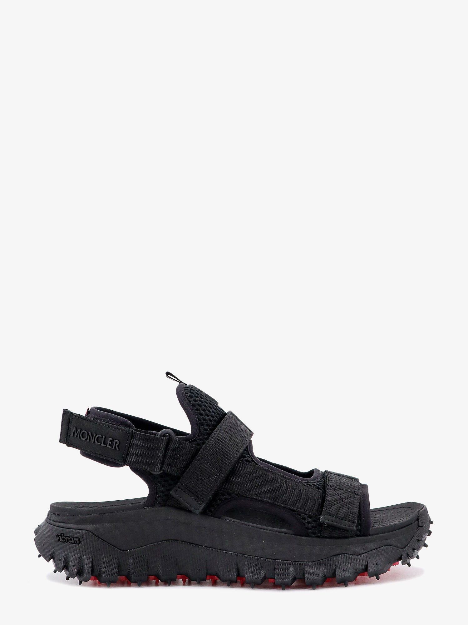image of Moncler Trailgrip Vela Man Black Sandals, Men's (Size 6)