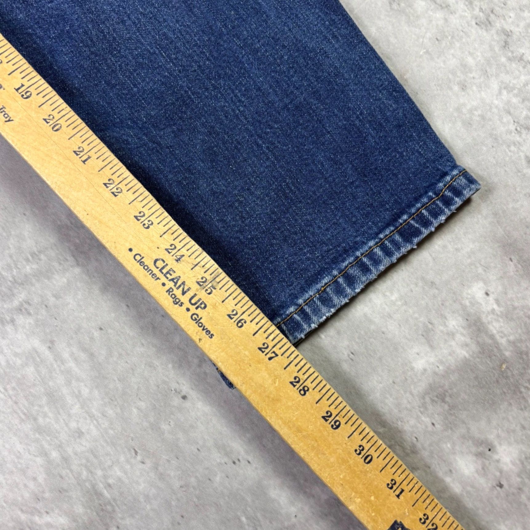 Levi's Levis Jeans 550 Relaxed Fit Mens 30x27 Blue Denim Medium Wash Vintage 90s Pants Straight Size US 30 / EU 46 - 5 Thumbnail
