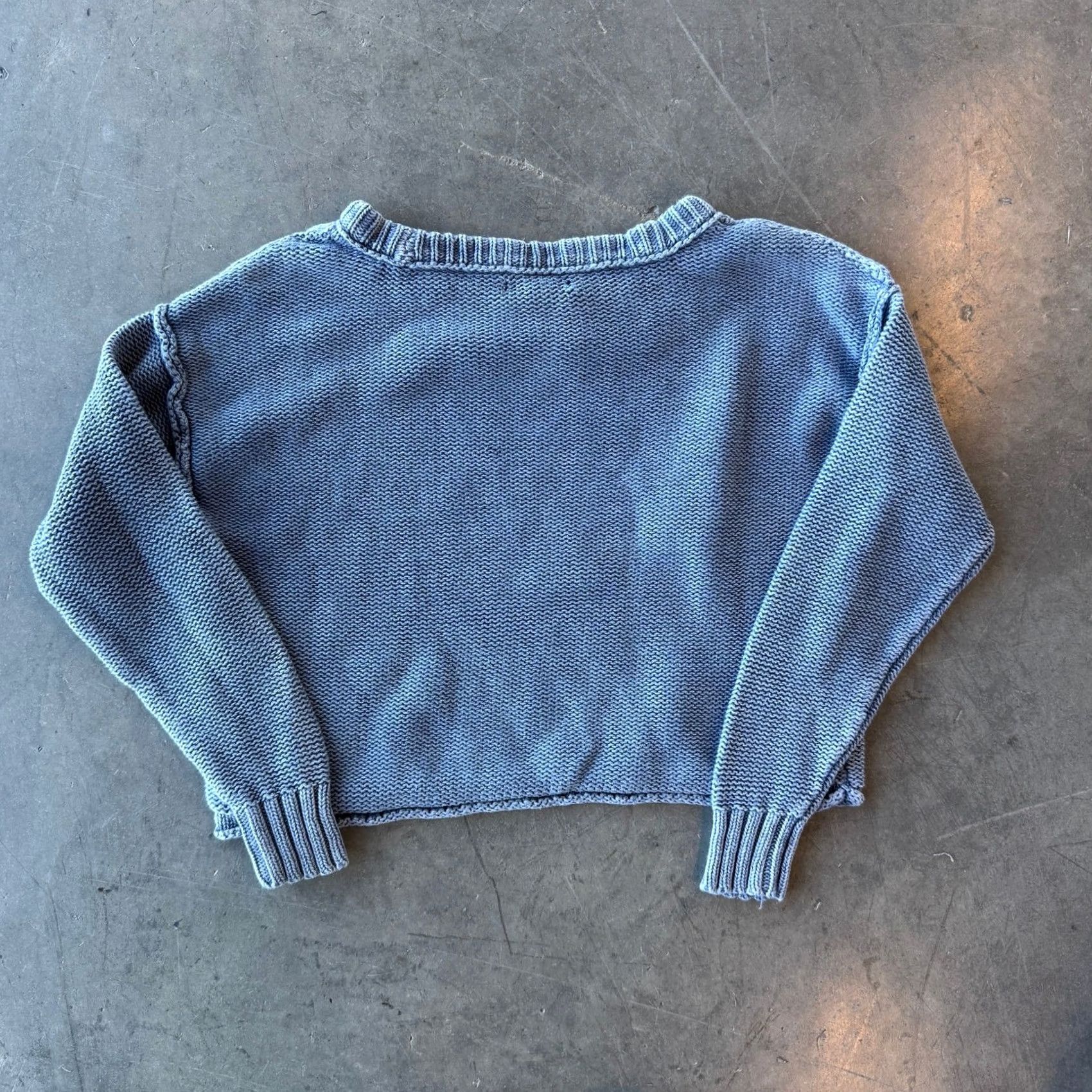 Vintage VINTAGE American Eagle Blue Knit Longsleeve Crewneck Sweater XS Women M Regular Pullover Modern Y2k Size M / US 6-8 / IT 42-44 - 2 Thumbnail