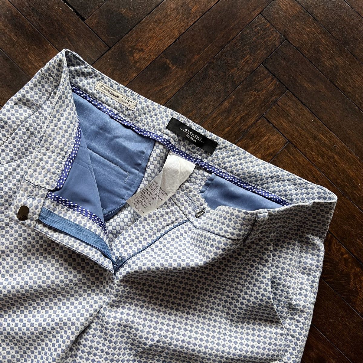 Max Mara × Weekend Max Mara Weekend Max Mara Womens Cotton Slim Cigarette Trousers Pants Size 27" / US 4 / IT 40 - 4 Thumbnail