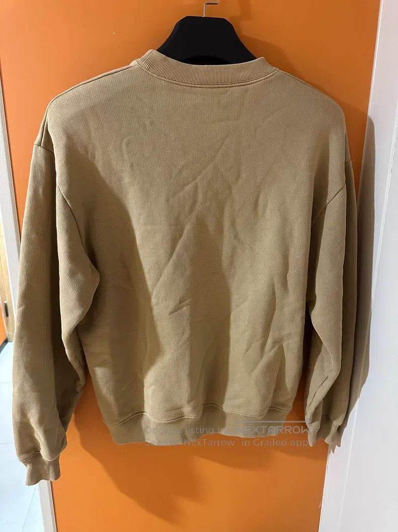 Balenciaga Balenciaga Khaki Small Logo Sweatshirt Size US XS / EU 42 / 0 - 2 Thumbnail