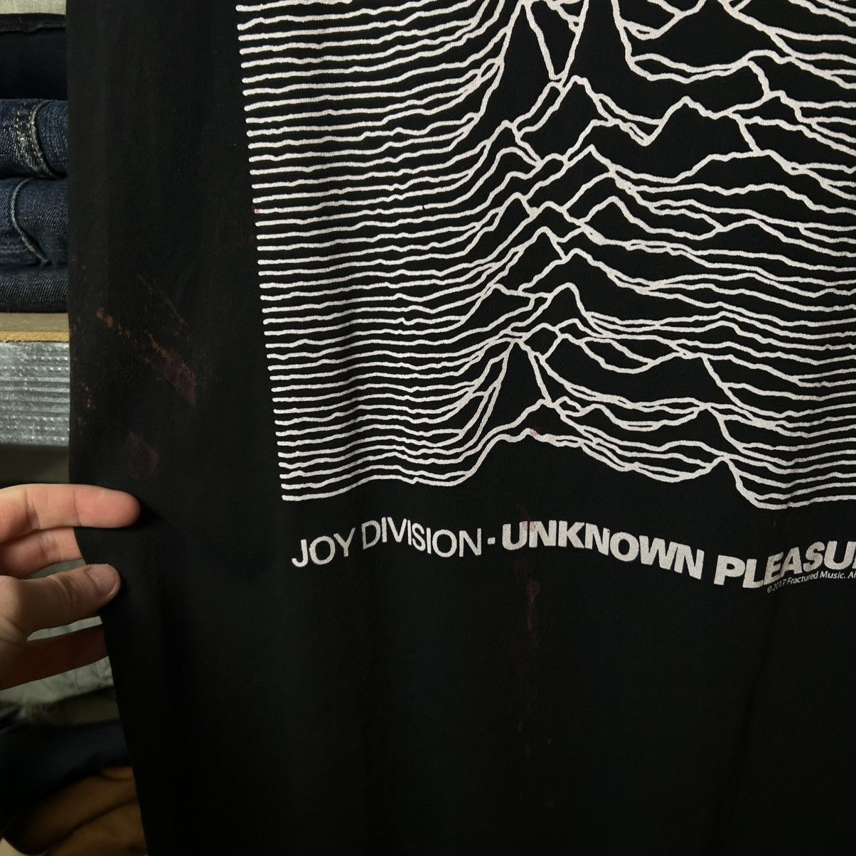 Joy Division Vintage Joy Division Pleasures Unknown 2017 rock band tee Size US L / EU 52-54 / 3 - 3 Thumbnail