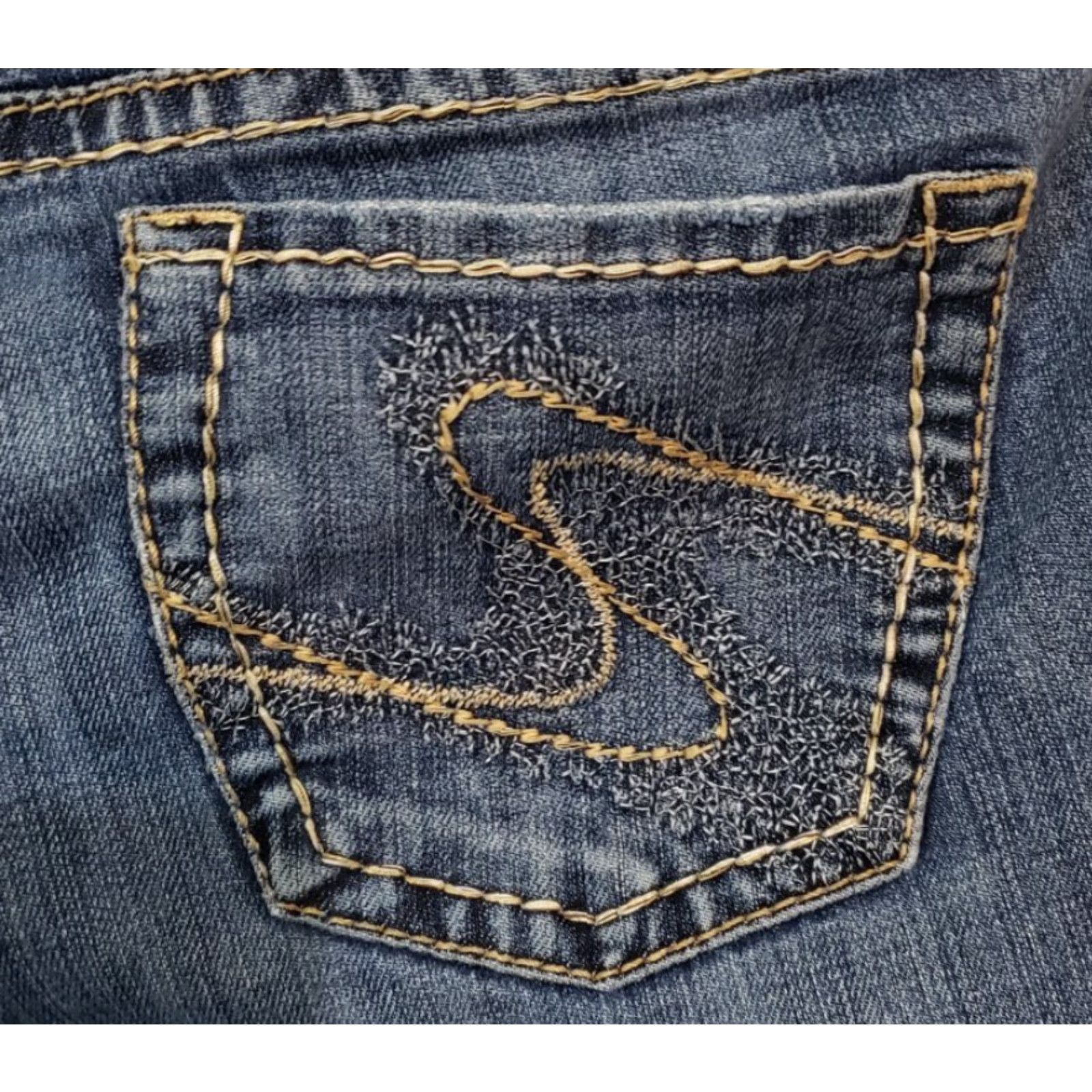 Vintage **Women's Silver Aiko Bootcut Denim Blue Jeans Size 30 x 31** User: **Vintage Women's Silver Aiko Bootcut Denim Blue Jeans Size 30 x 31** Size 30" / US 8 / IT 44 - 4 Thumbnail