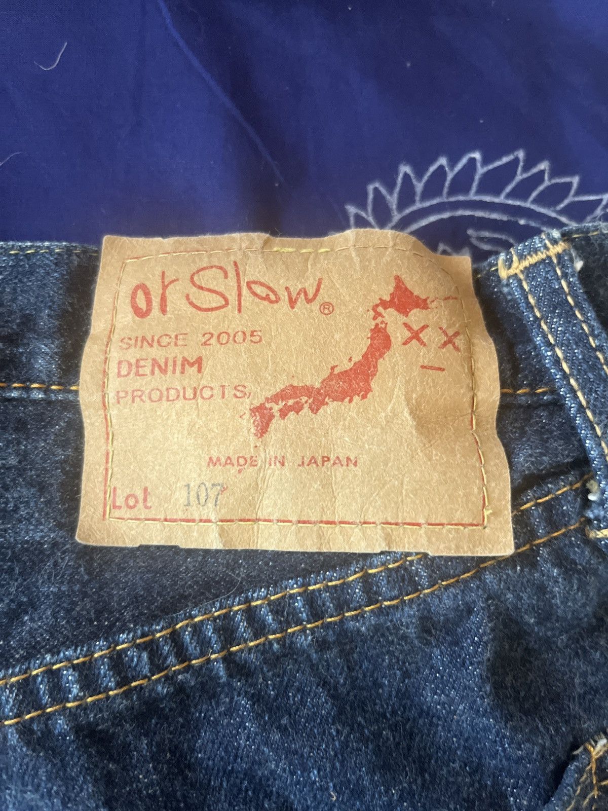 Orslow Orslow 107 Raw Denim XS Size US 27 - 4 Thumbnail