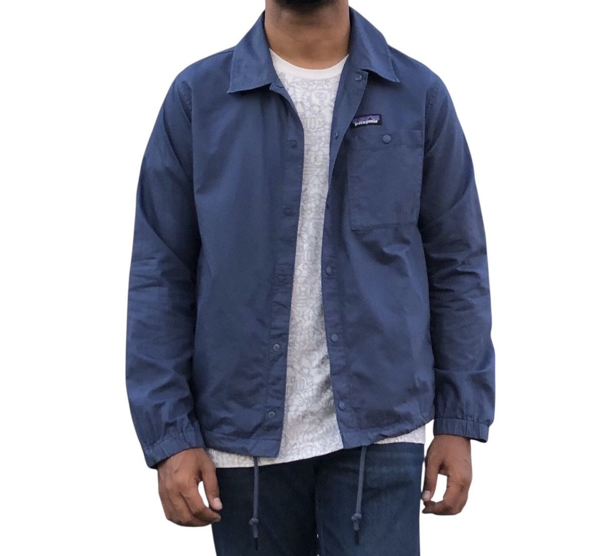Patagonia PATAGONIA Lightweight All-wear Coach's Jacket In Stone Blue Size US XS / EU 42 / 0 - 4 Thumbnail