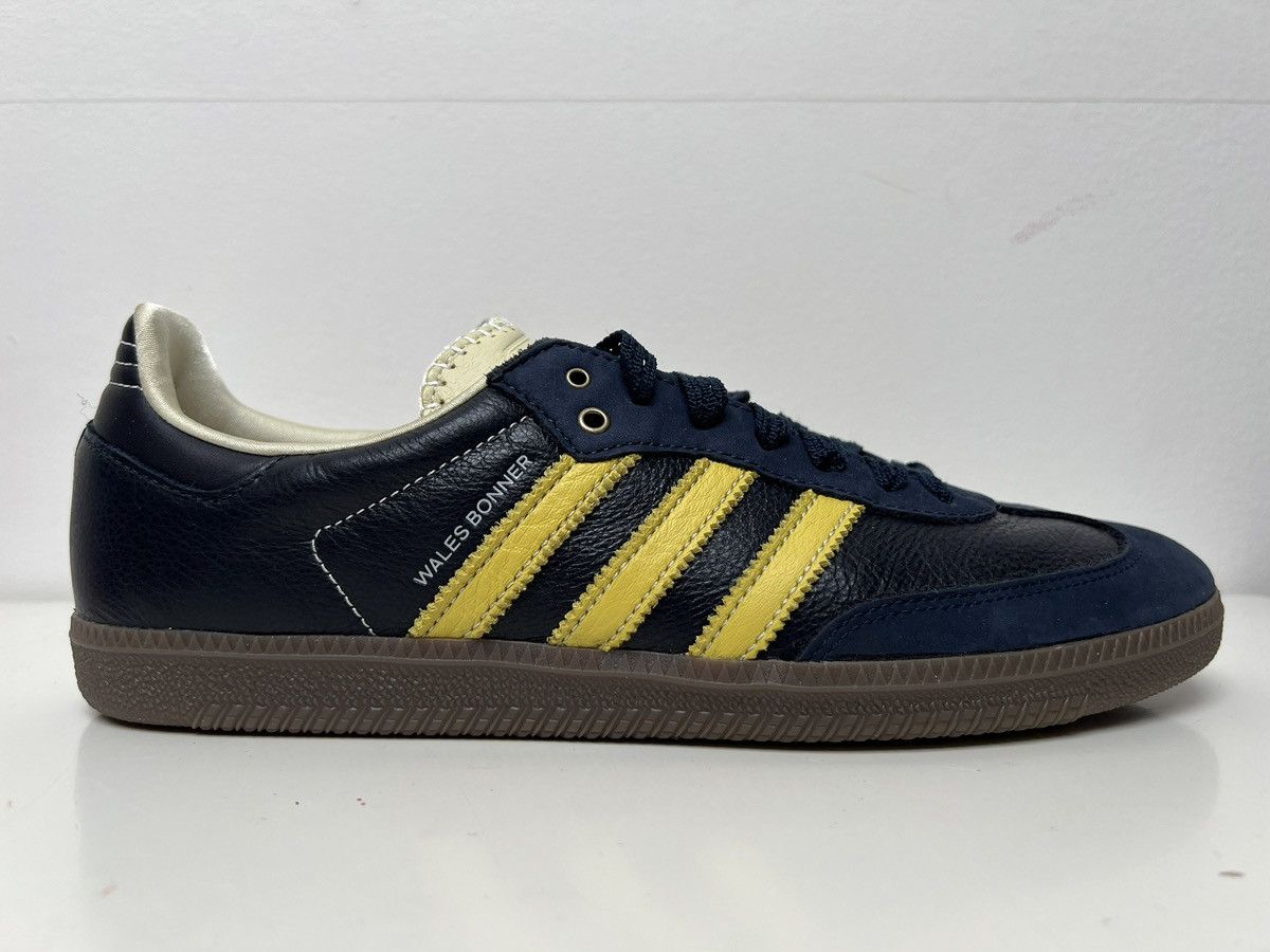 Adidas × Wales Bonner adidas x Wales Bonner Samba 'Collegiate Navy Yellow' Size US 10 / EU 43 - 5 Thumbnail