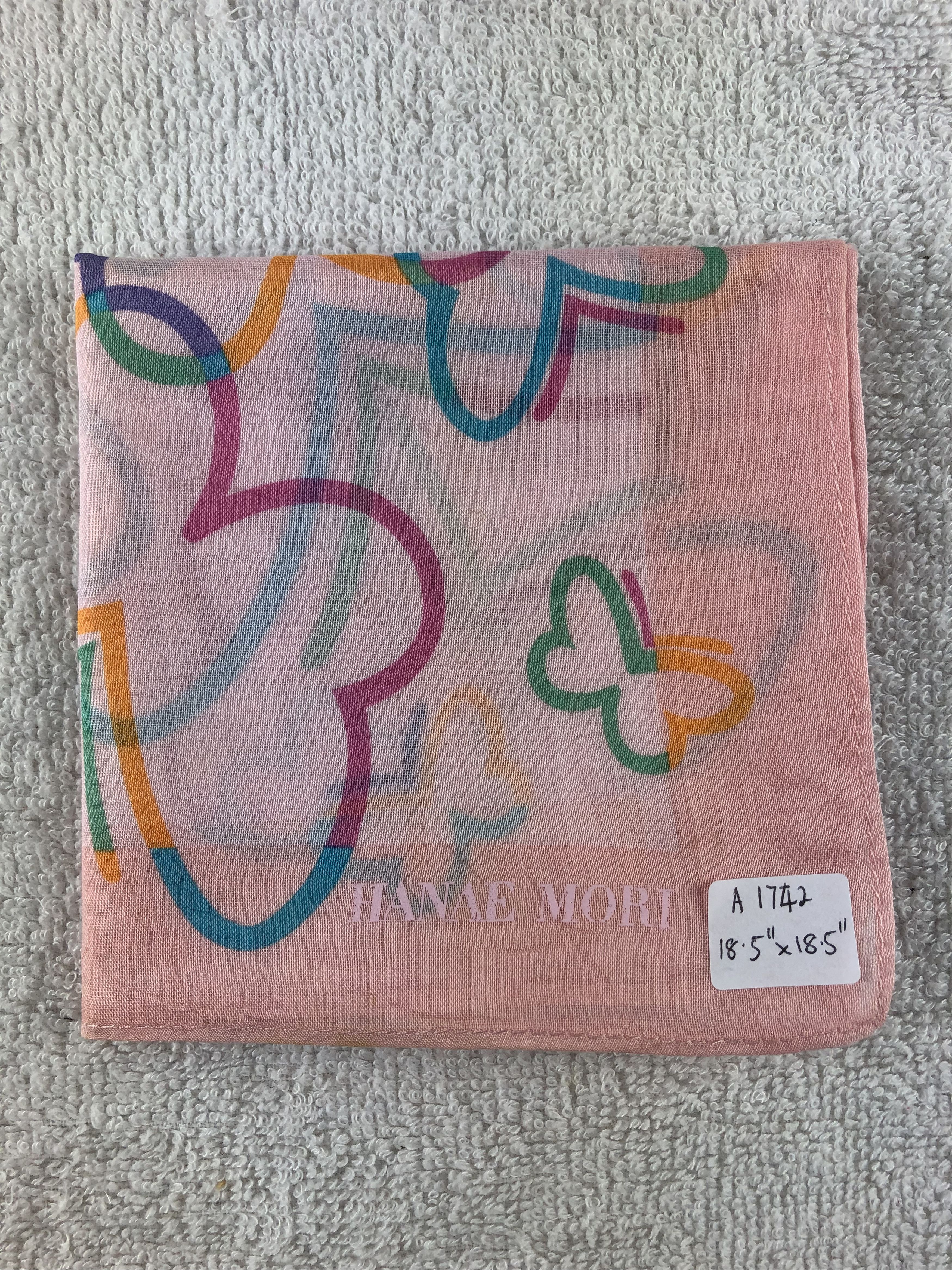 Hanae Mori × Japanese Brand × Vintage Hanae Mori Handkerchief / Bandana / Neckerchief Size ONE SIZE - 6 Thumbnail